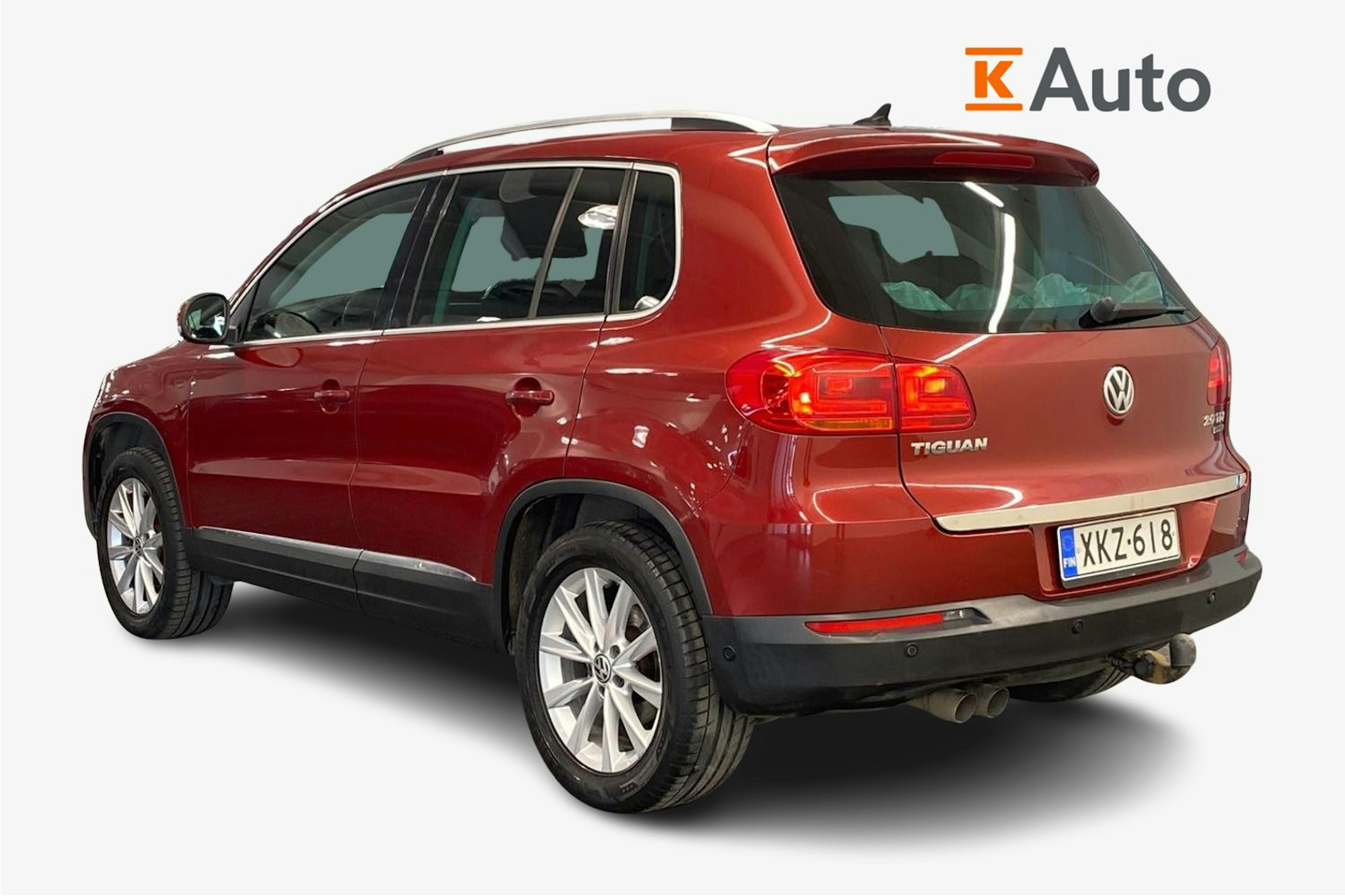 punainen Volkswagen Tiguan 2012 kuva 2.