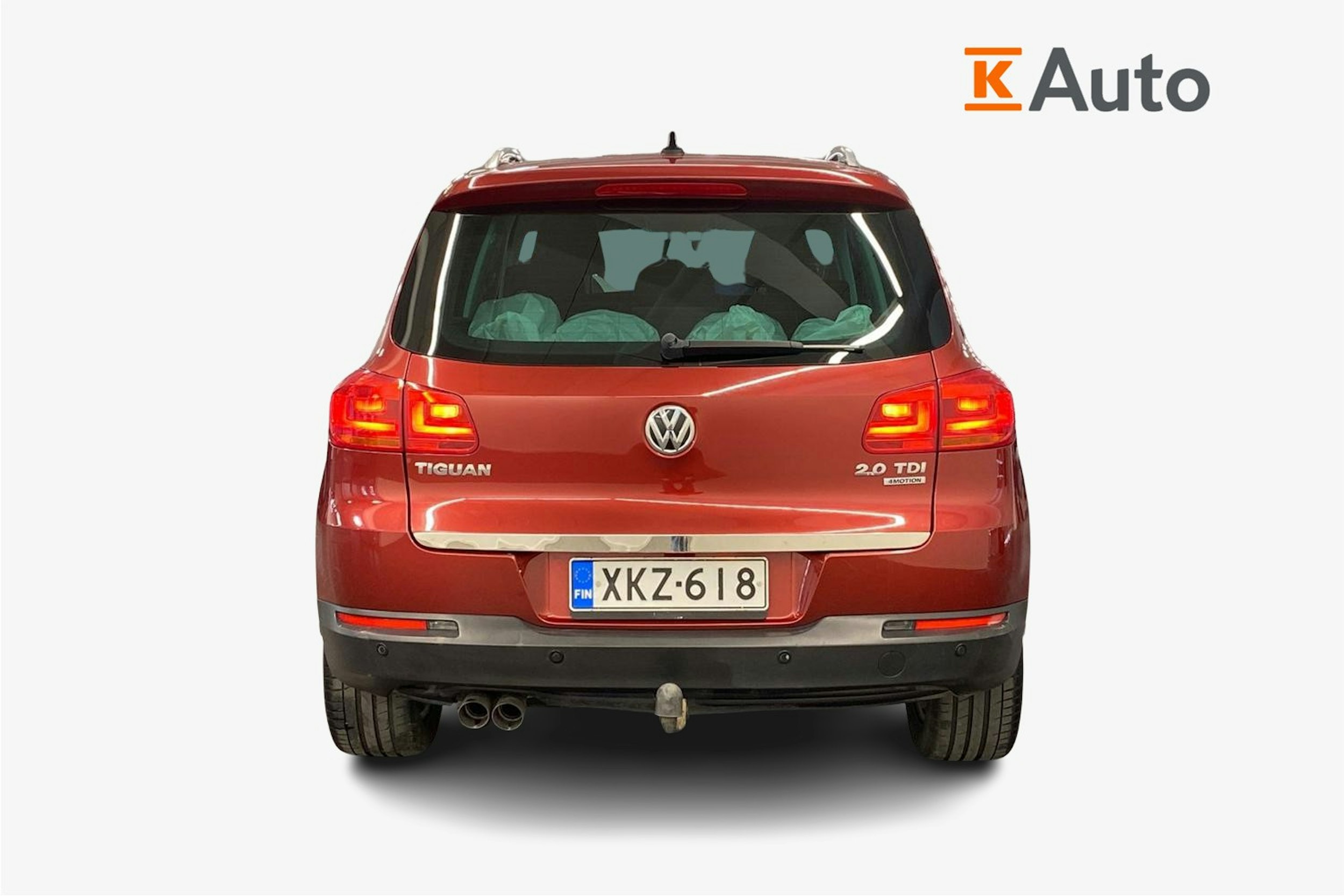 punainen Volkswagen Tiguan 2012 kuva 3.