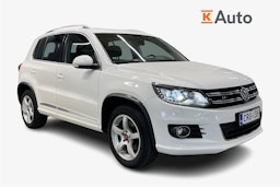 valkoinen Volkswagen Tiguan 2013 kuva 1.