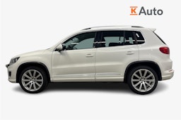 valkoinen Volkswagen Tiguan 2013 kuva 5.