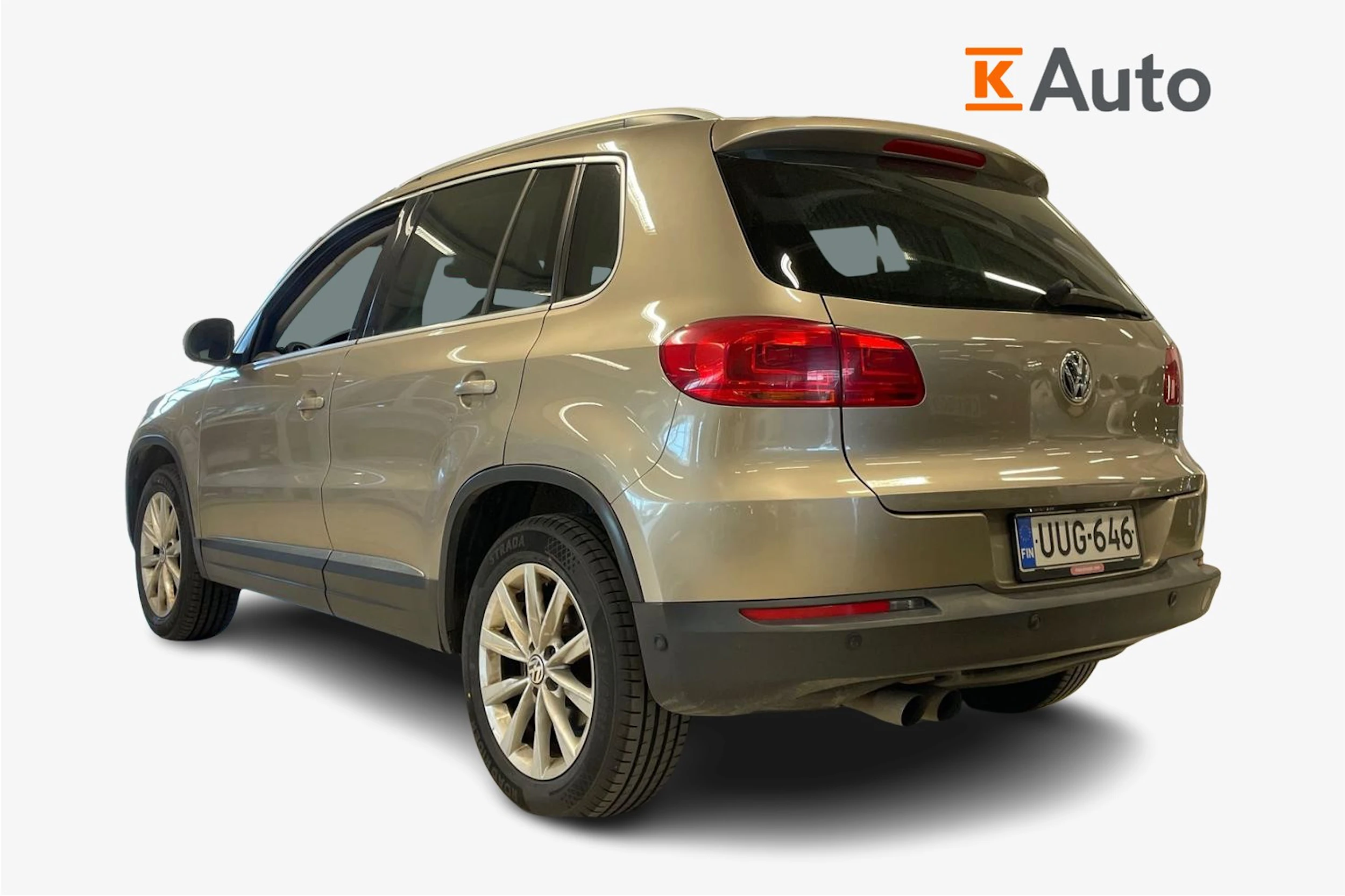 Ruskea (beige) Volkswagen Tiguan 2013 kuva 2.