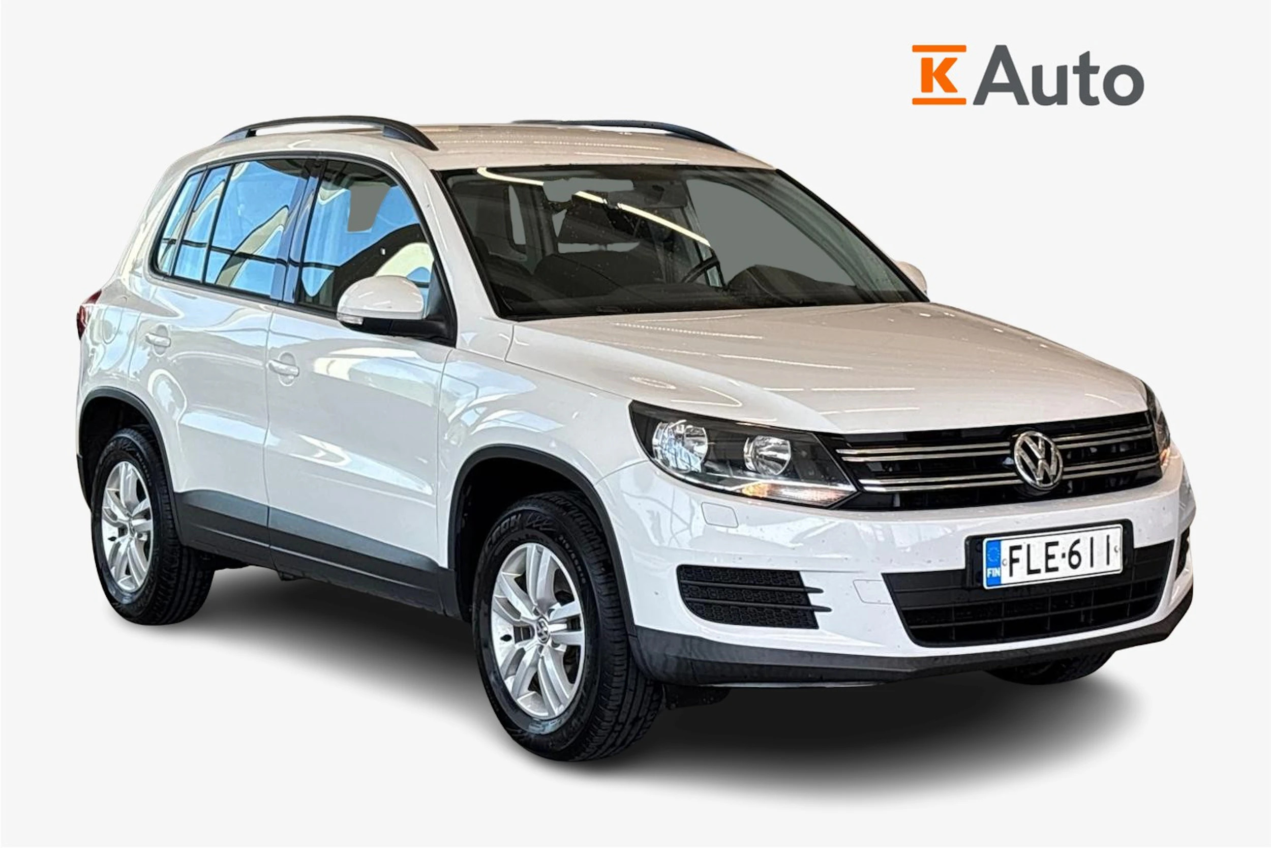 valkoinen Volkswagen Tiguan 2014 kuva 1.