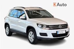 valkoinen Volkswagen Tiguan 2014 kuva 1.