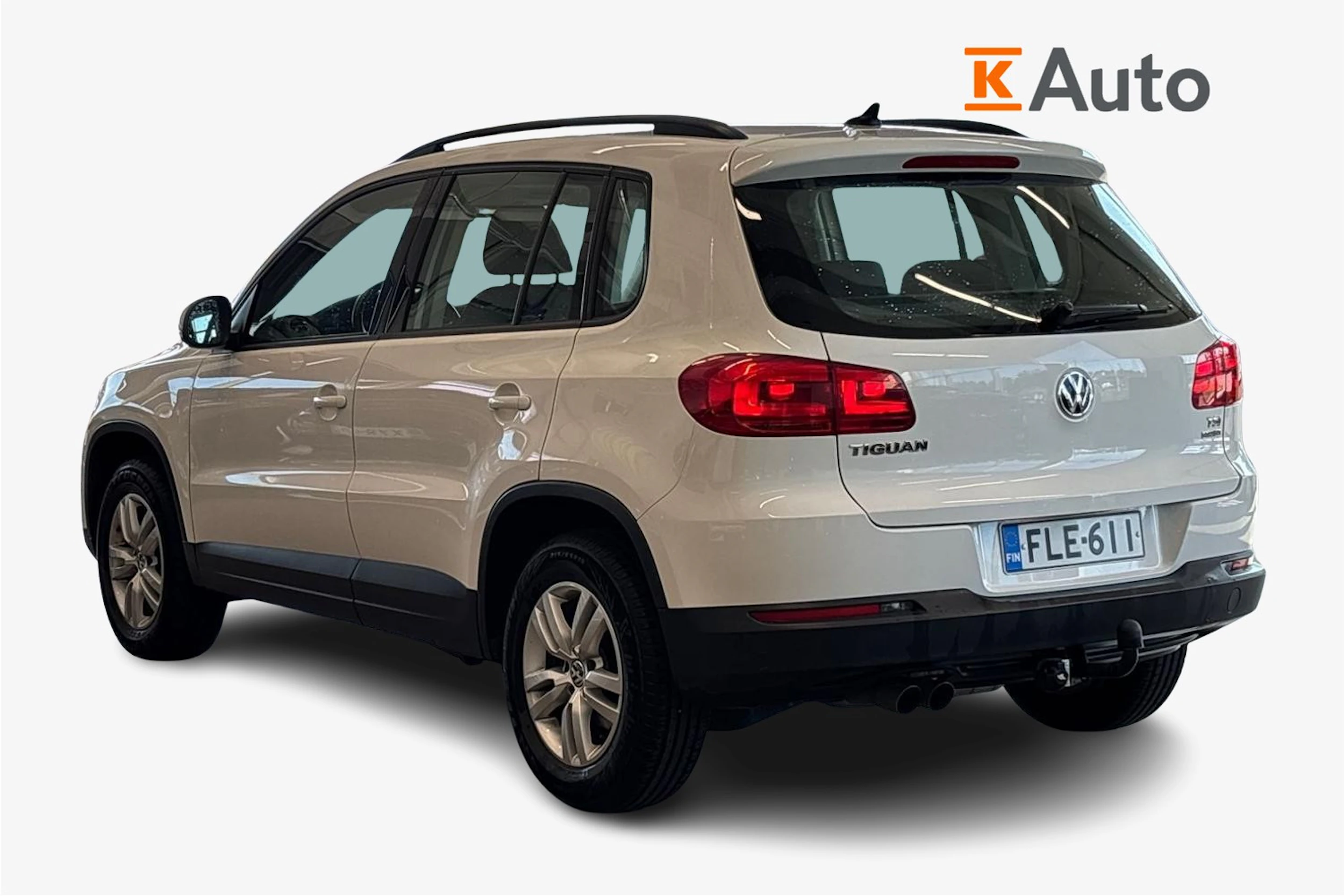 valkoinen Volkswagen Tiguan 2014 kuva 2.