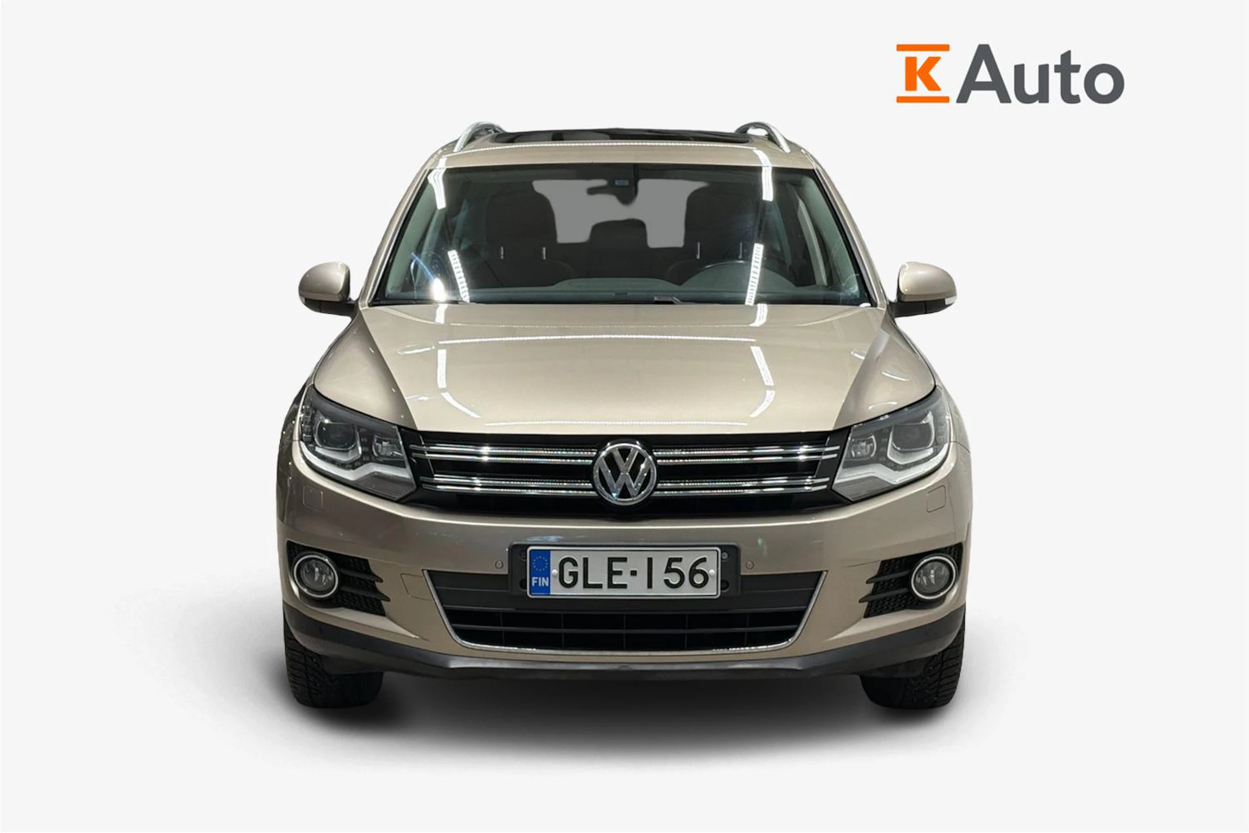 ruskea (beige) Volkswagen Tiguan 2014 kuva 5.