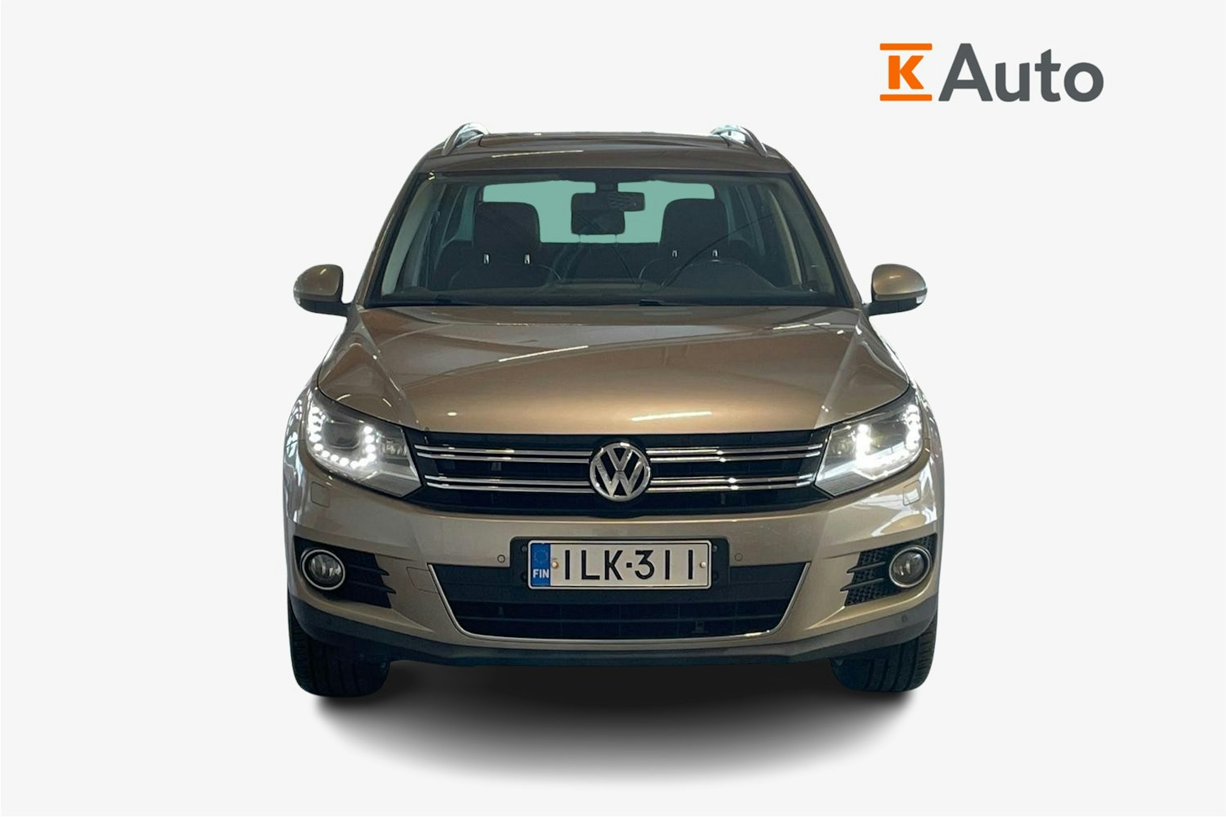 ruskea (beige) Volkswagen Tiguan 2014 kuva 5.