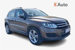 Ruskea (beige) Volkswagen Tiguan 2014 kuva 1.
