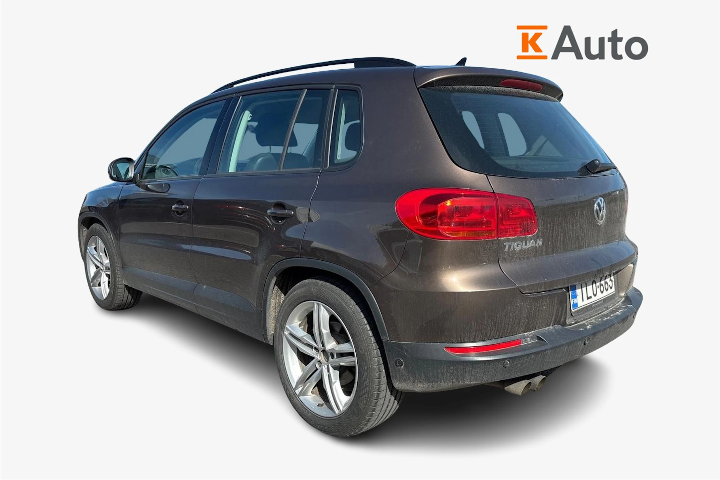 Ruskea (beige) Volkswagen Tiguan 2014 kuva 2.