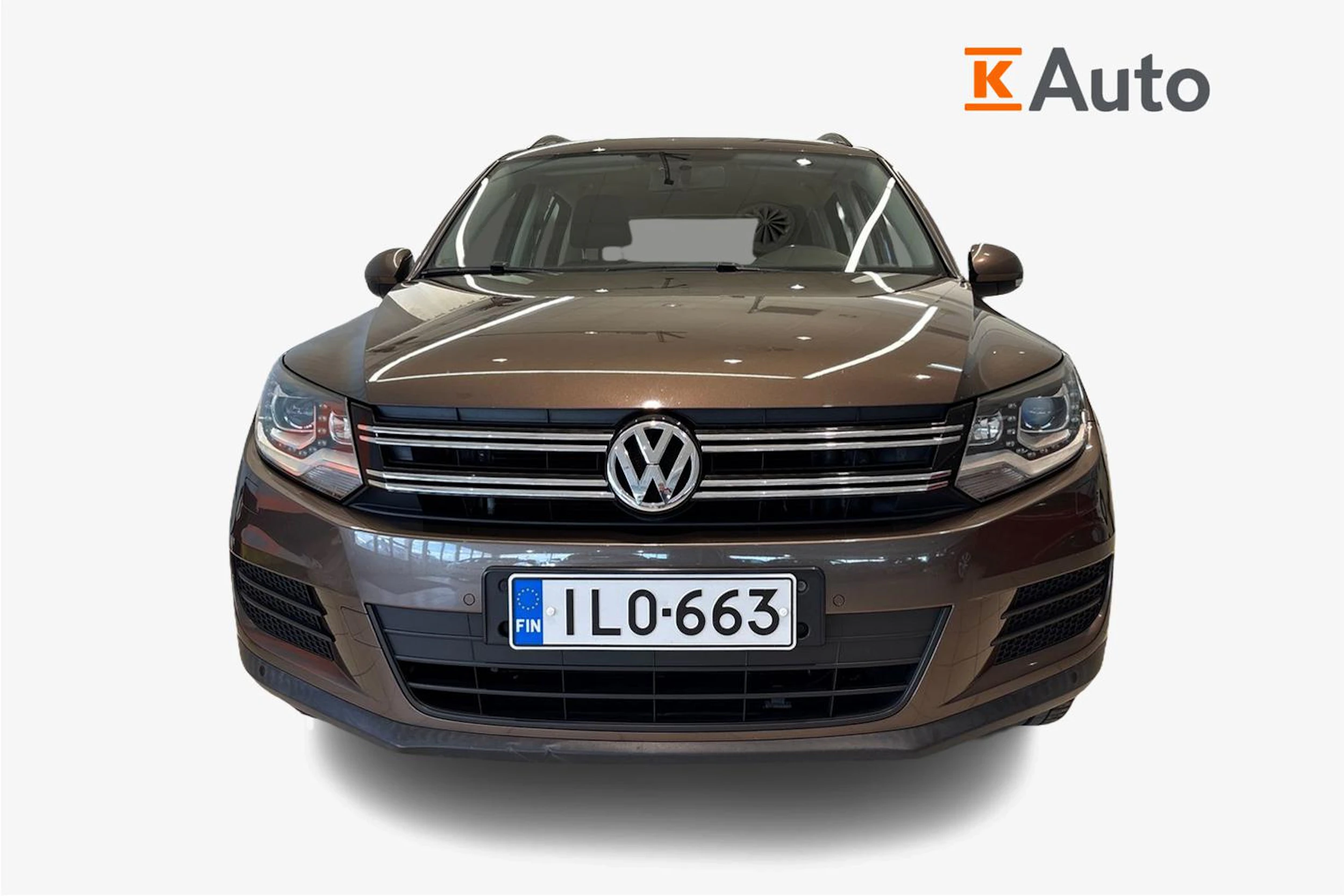 Ruskea (beige) Volkswagen Tiguan 2014 kuva 5.
