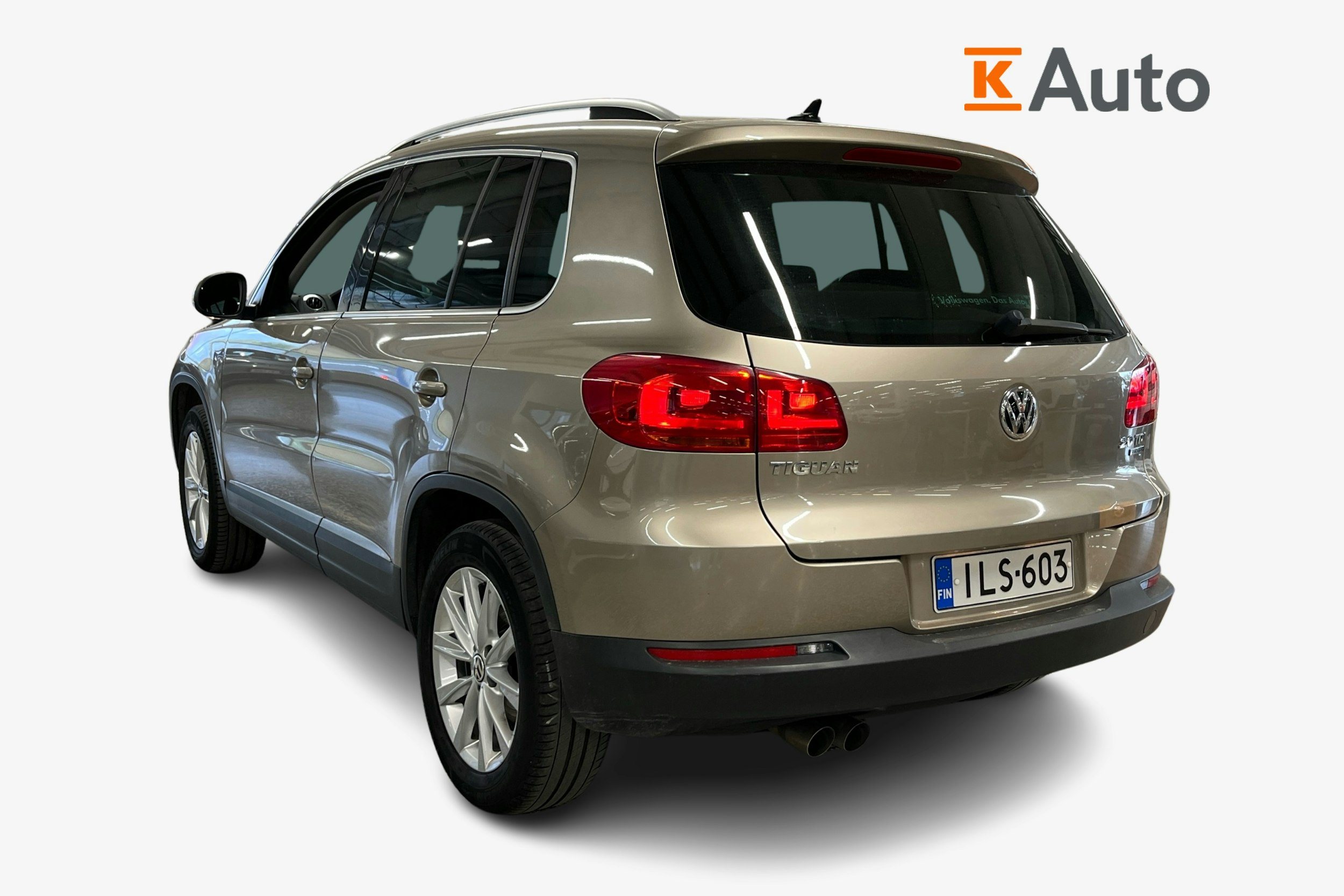 ruskea (beige) Volkswagen Tiguan 2014 kuva 2.