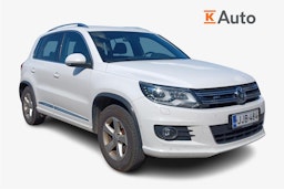Valkoinen Volkswagen Tiguan 2014 kuva 1.