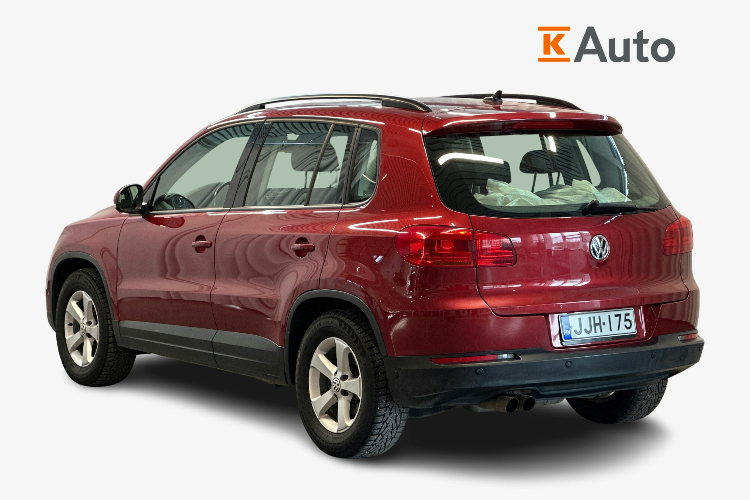 punainen Volkswagen Tiguan 2014 kuva 2.