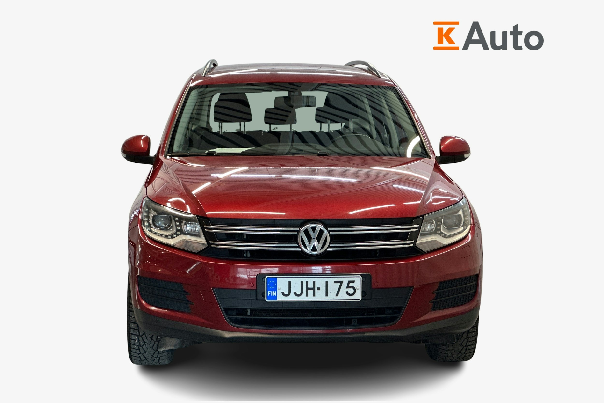 punainen Volkswagen Tiguan 2014 kuva 4.