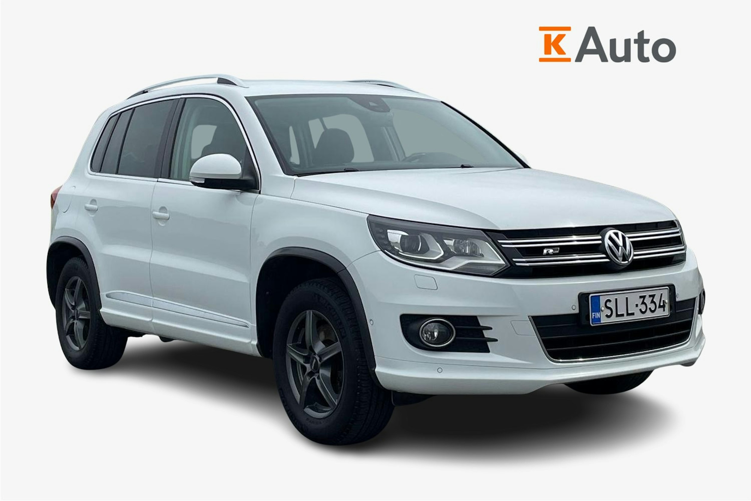 valkoinen Volkswagen Tiguan 2014 kuva 1.