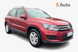 punainen Volkswagen Tiguan 2015 kuva 1.