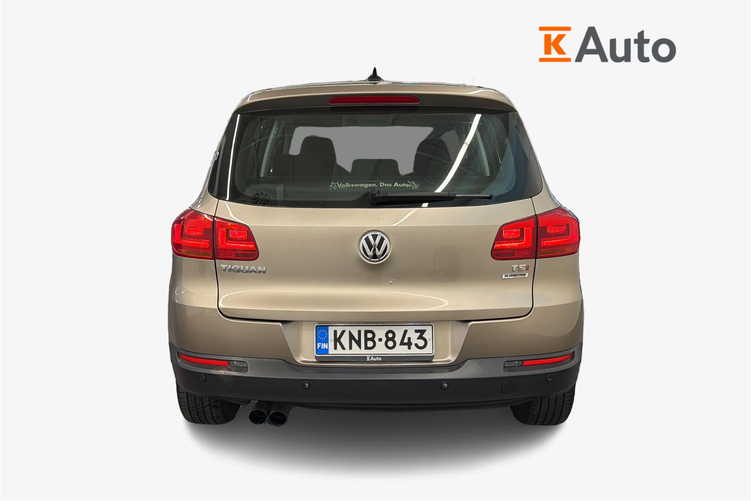 Ruskea (beige) Volkswagen Tiguan 2015 kuva 3.