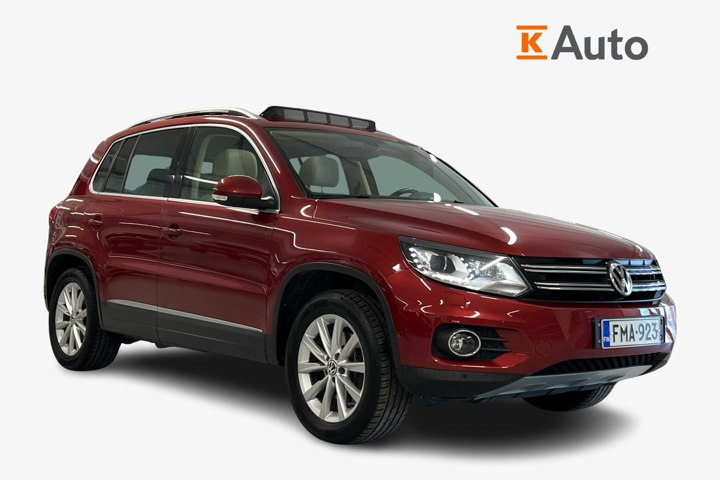 punainen Volkswagen Tiguan 2016 kuva 1.