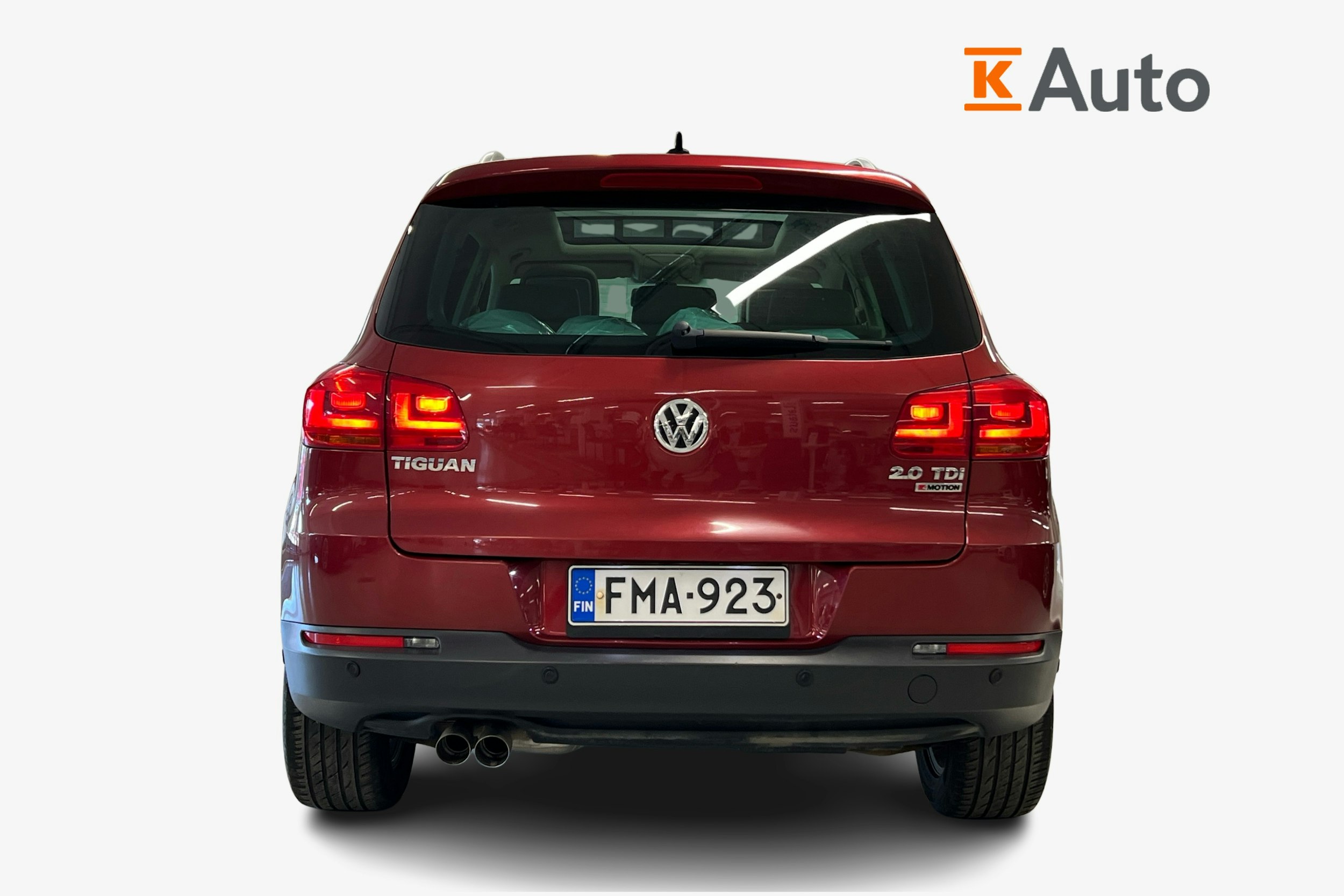 punainen Volkswagen Tiguan 2016 kuva 3.