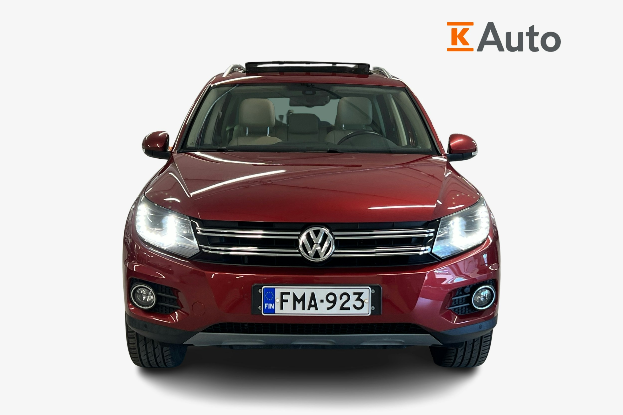 punainen Volkswagen Tiguan 2016 kuva 4.