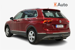 punainen Volkswagen Tiguan 2017 kuva 2.