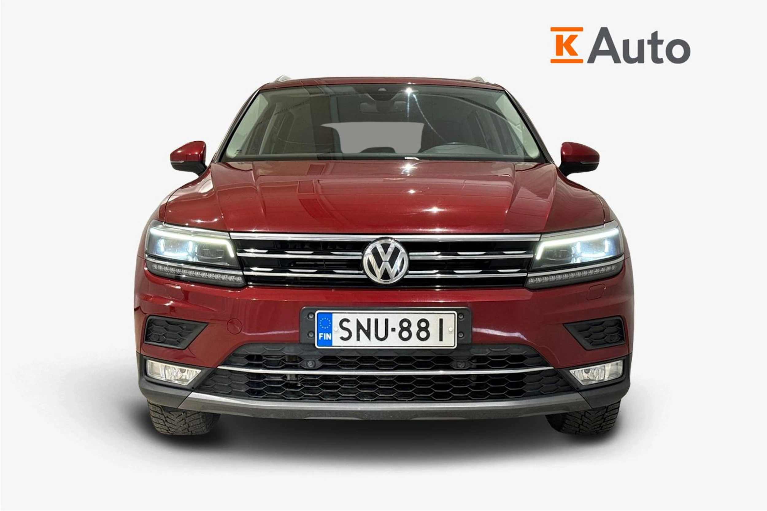 punainen Volkswagen Tiguan 2017 kuva 4.