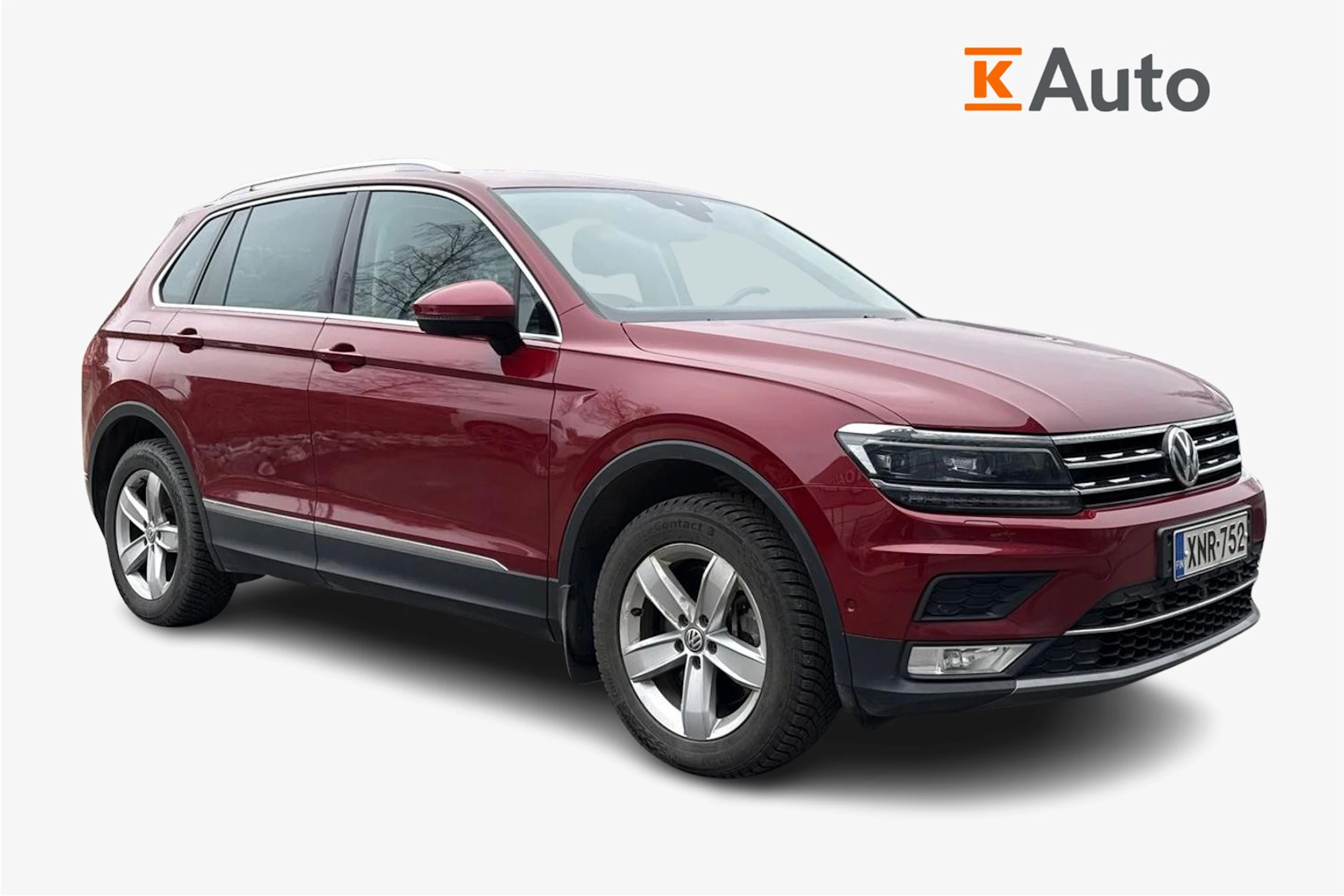 punainen Volkswagen Tiguan 2016 kuva 1.