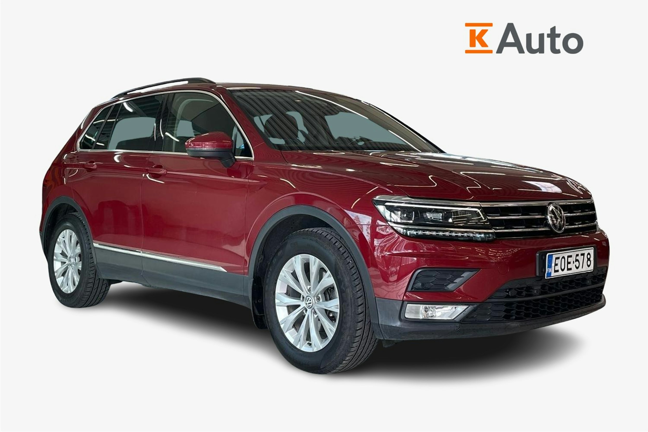 punainen Volkswagen Tiguan 2017 kuva 1.