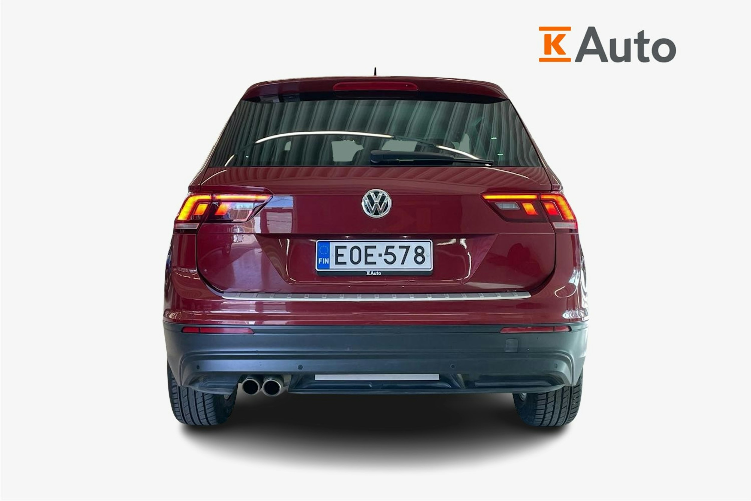 punainen Volkswagen Tiguan 2017 kuva 3.