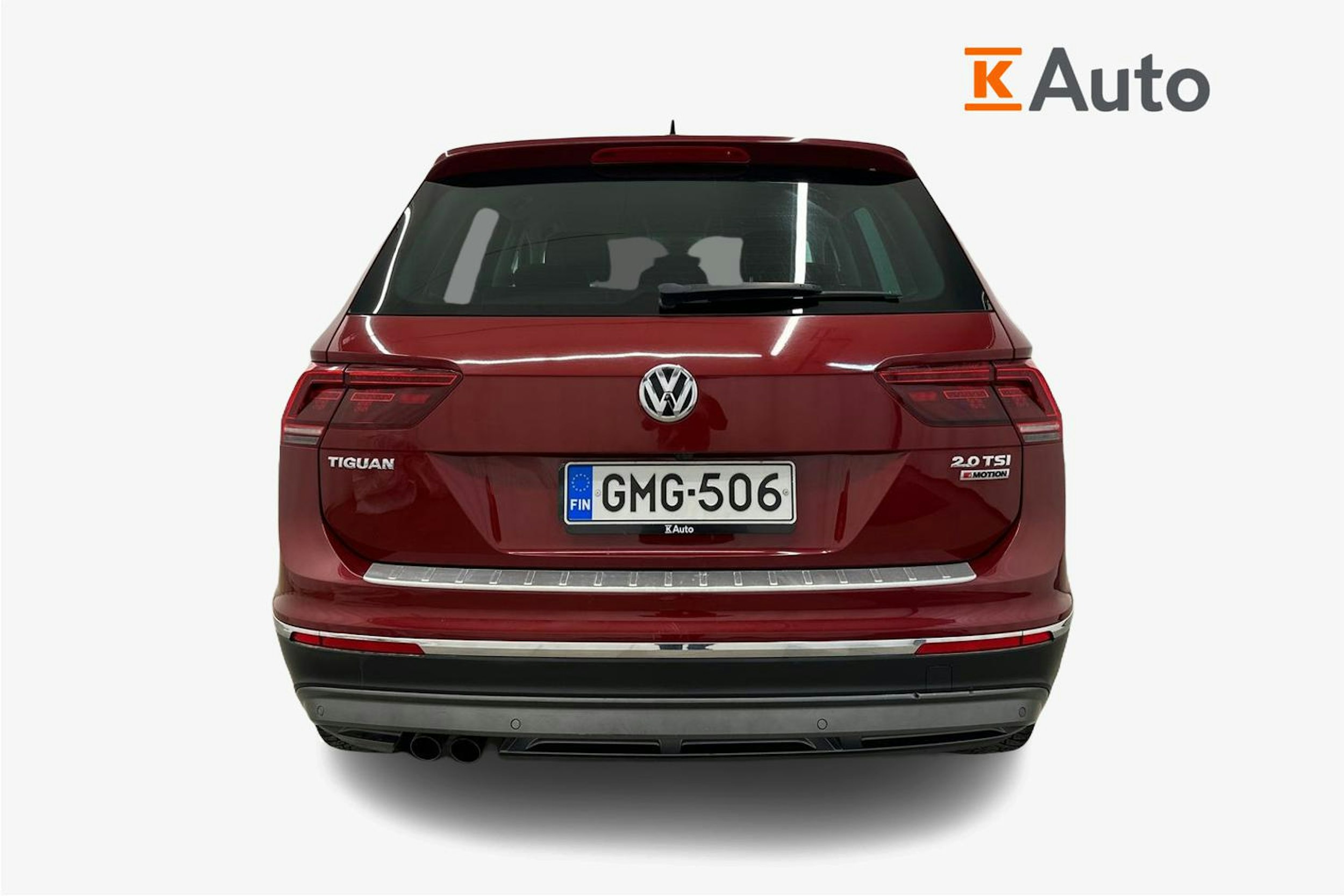 Punainen Volkswagen Tiguan 2017 kuva 3.