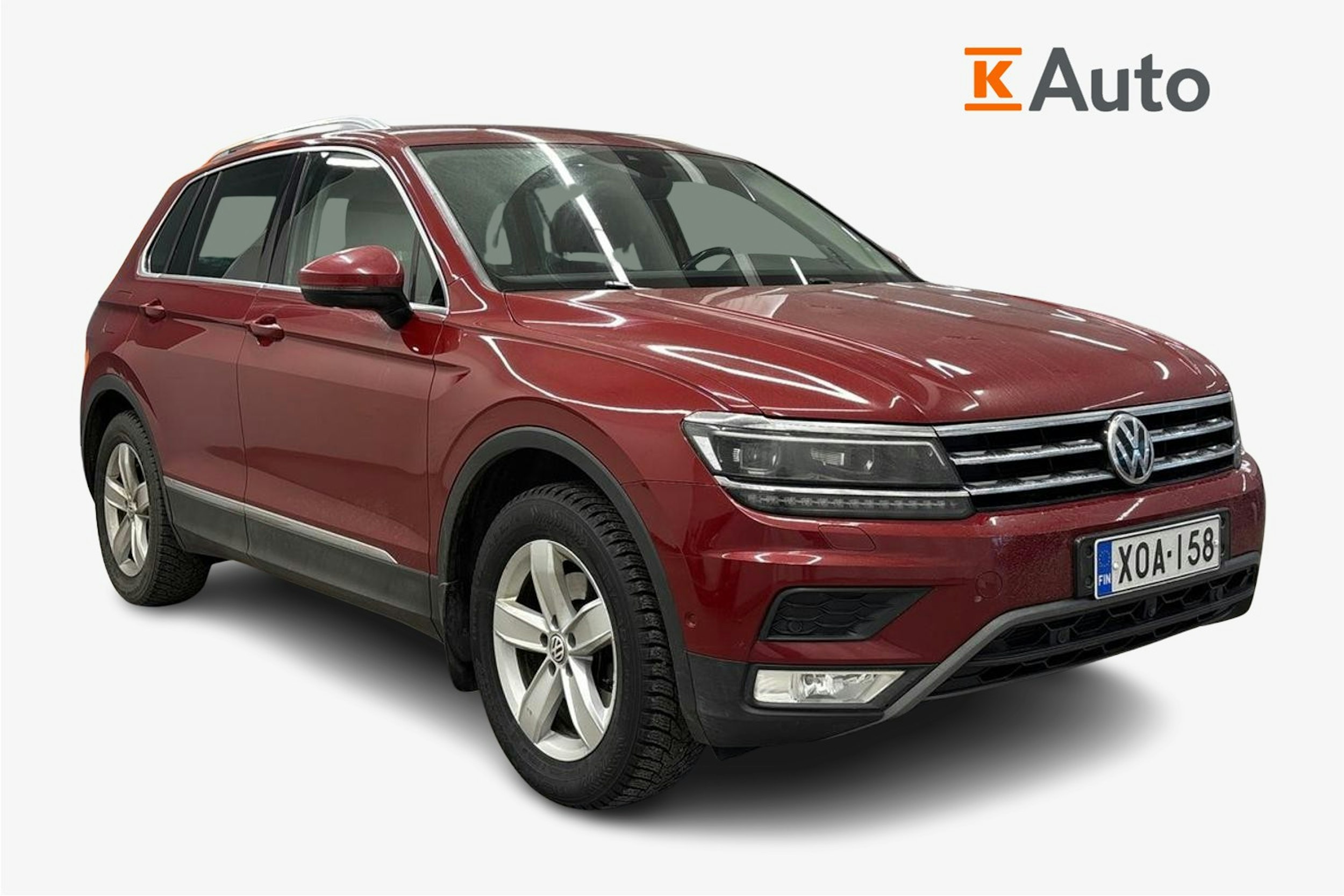 punainen Volkswagen Tiguan 2017 kuva 1.