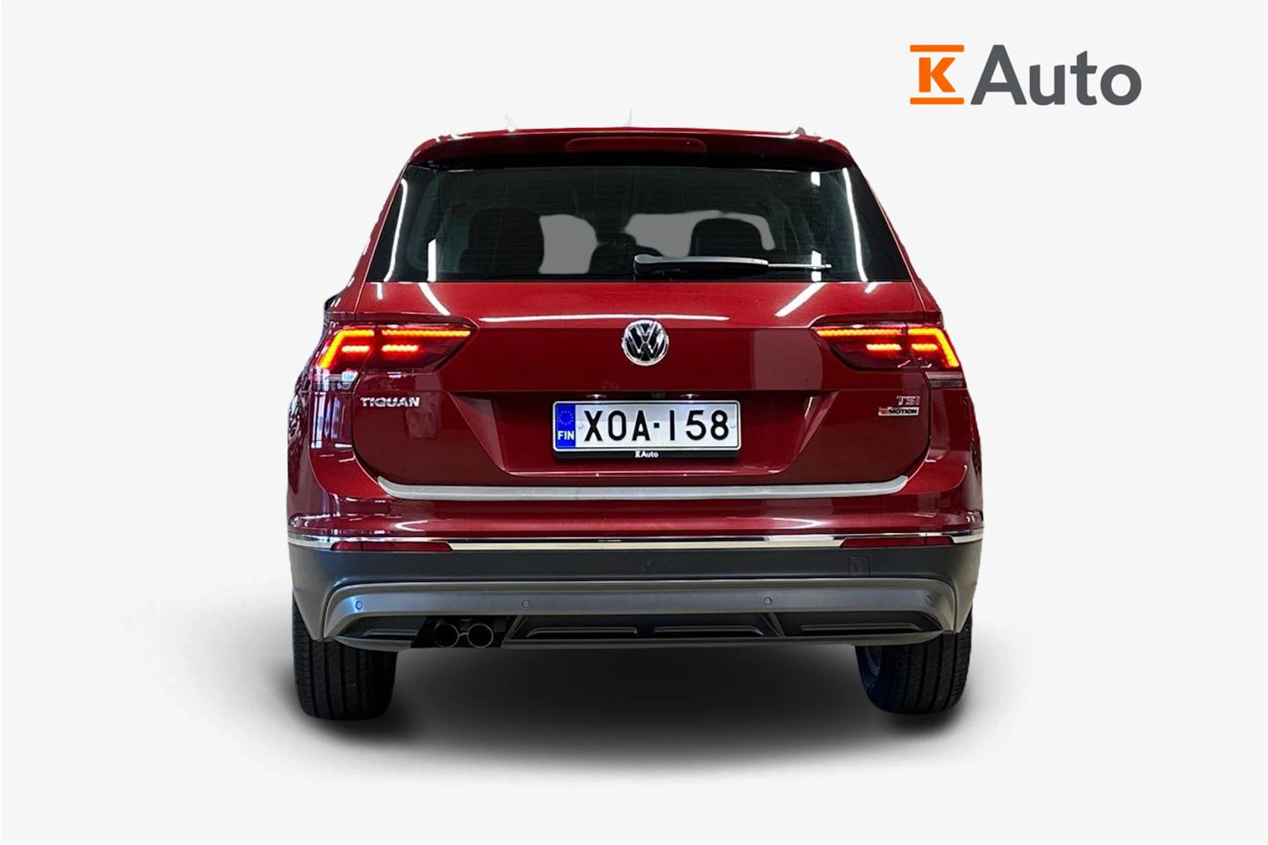 punainen Volkswagen Tiguan 2017 kuva 4.