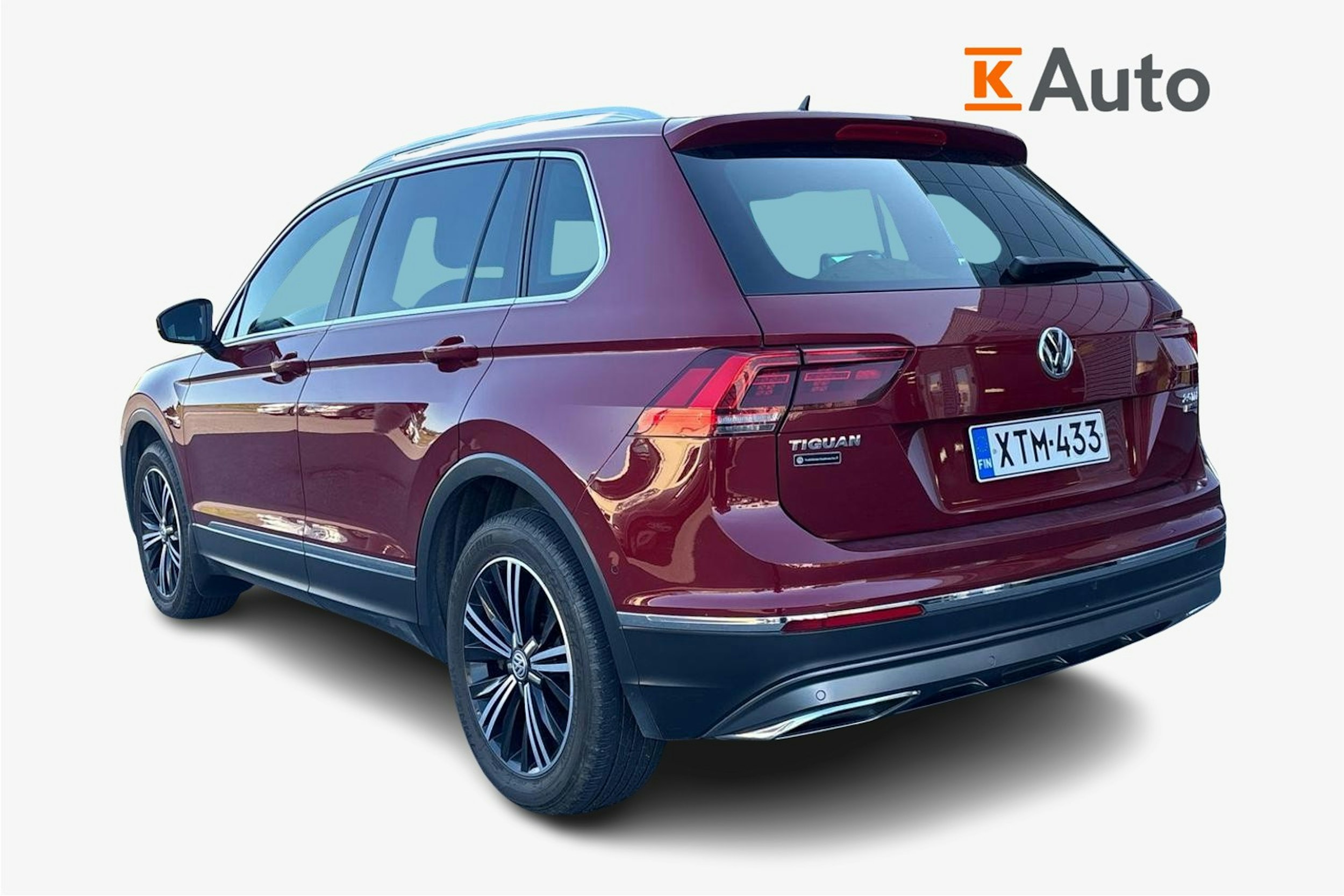 punainen Volkswagen Tiguan 2017 kuva 2.