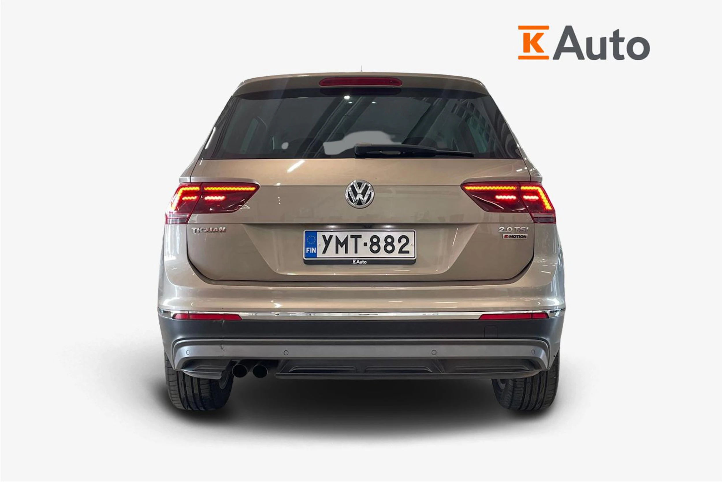 ruskea (beige) Volkswagen Tiguan 2017 kuva 3.