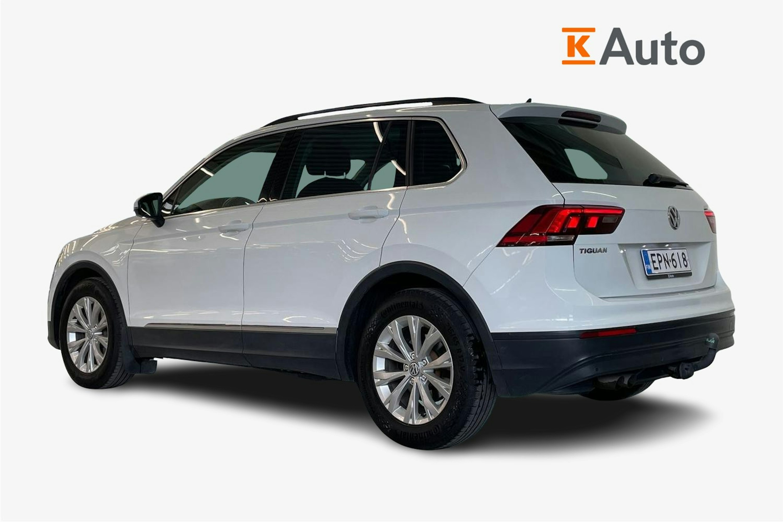 Valkoinen Volkswagen Tiguan 2018 kuva 2.