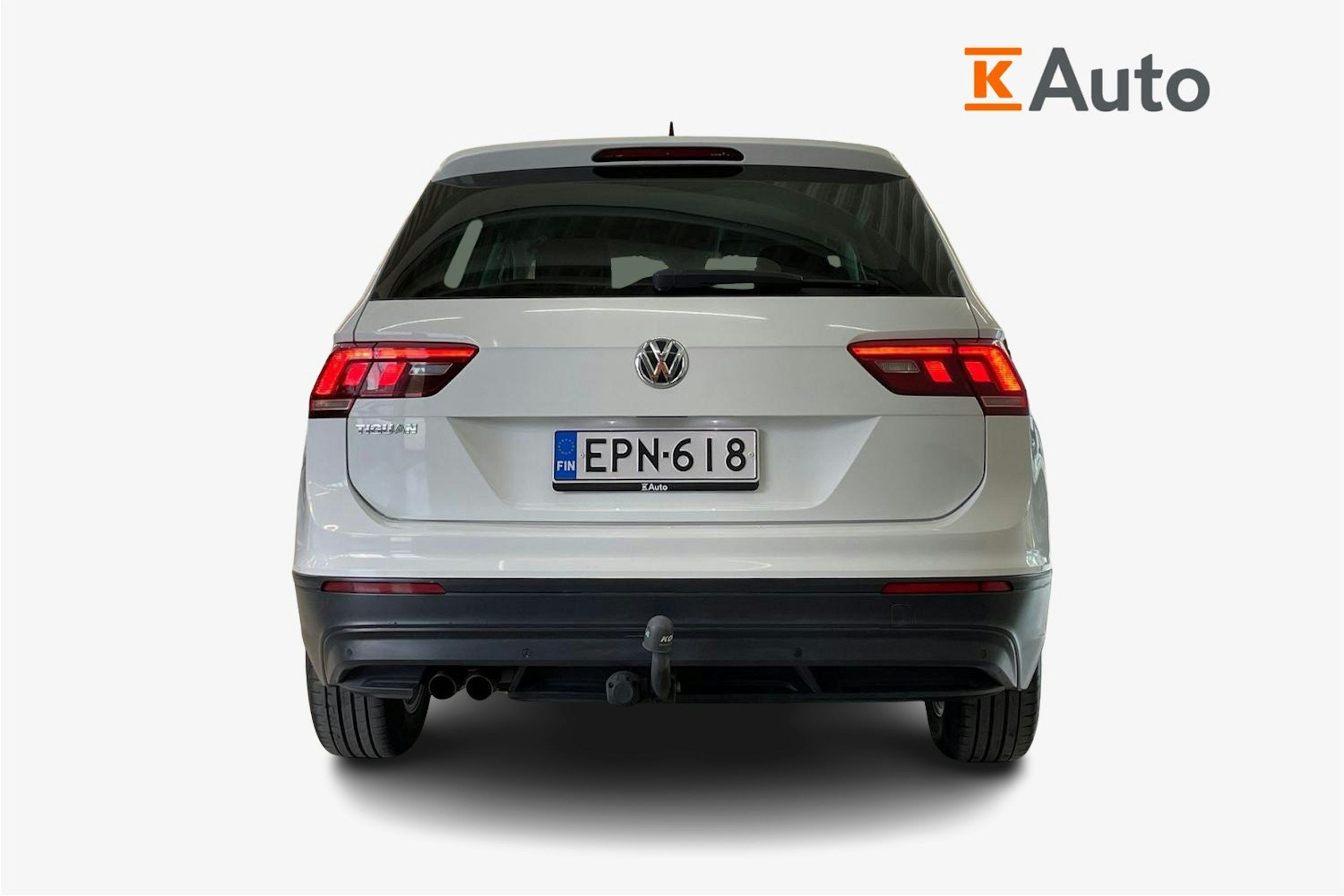 Valkoinen Volkswagen Tiguan 2018 kuva 3.