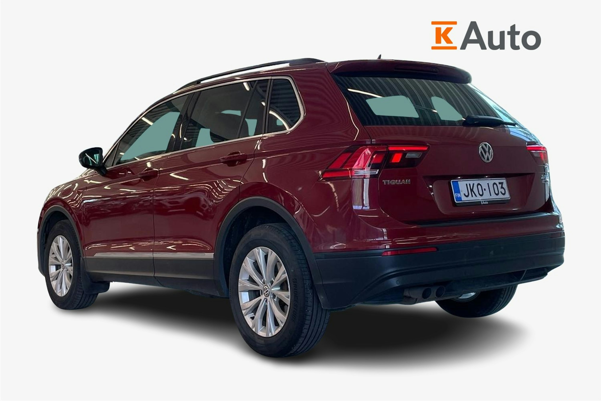 Punainen Volkswagen Tiguan 2018 kuva 2.