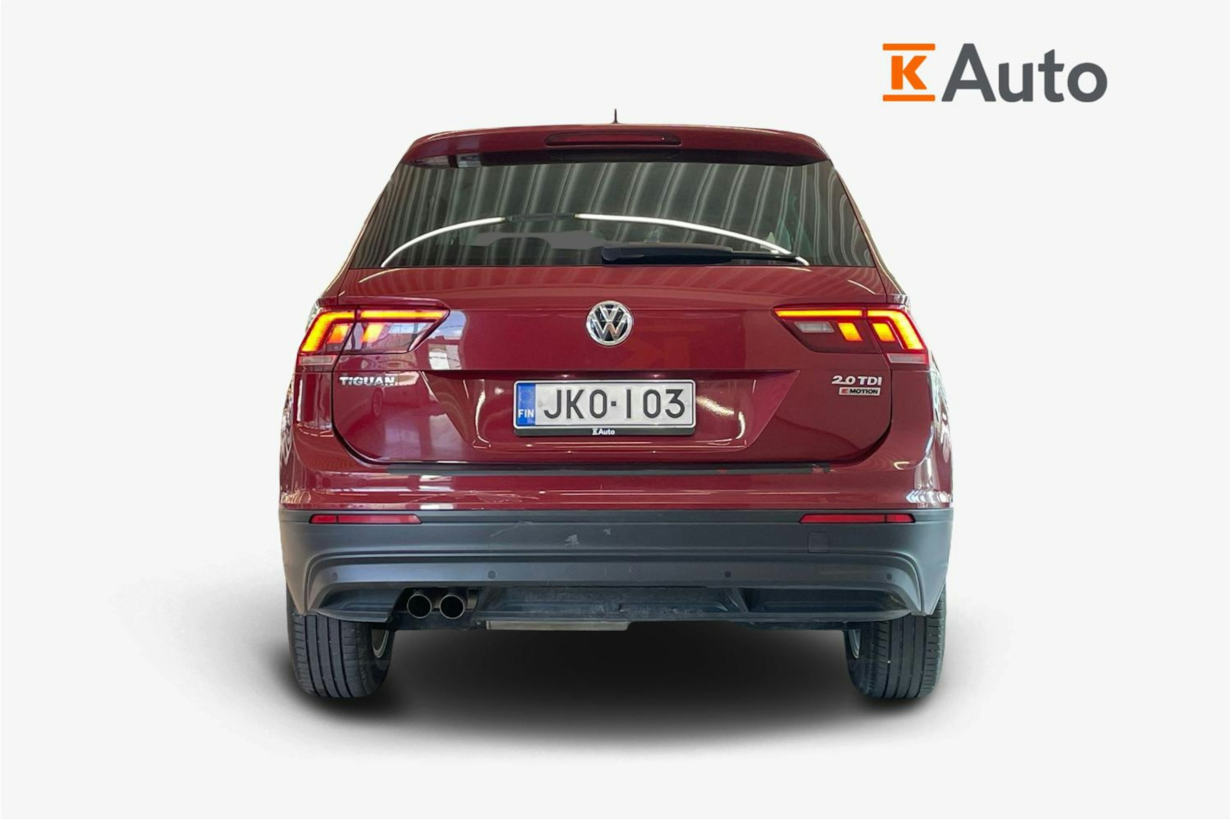 Punainen Volkswagen Tiguan 2018 kuva 3.