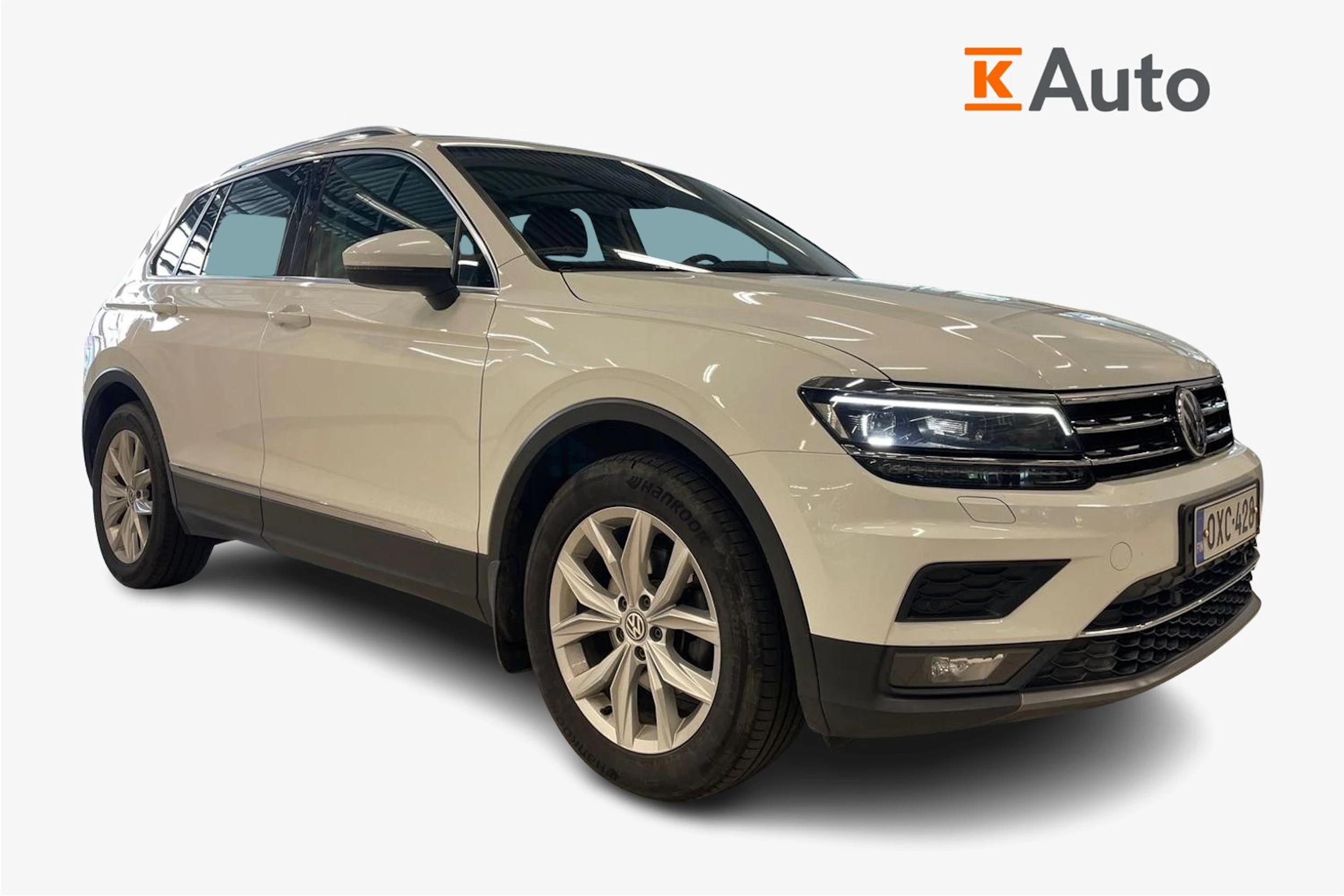 Valkoinen Volkswagen Tiguan 2018 kuva 1.