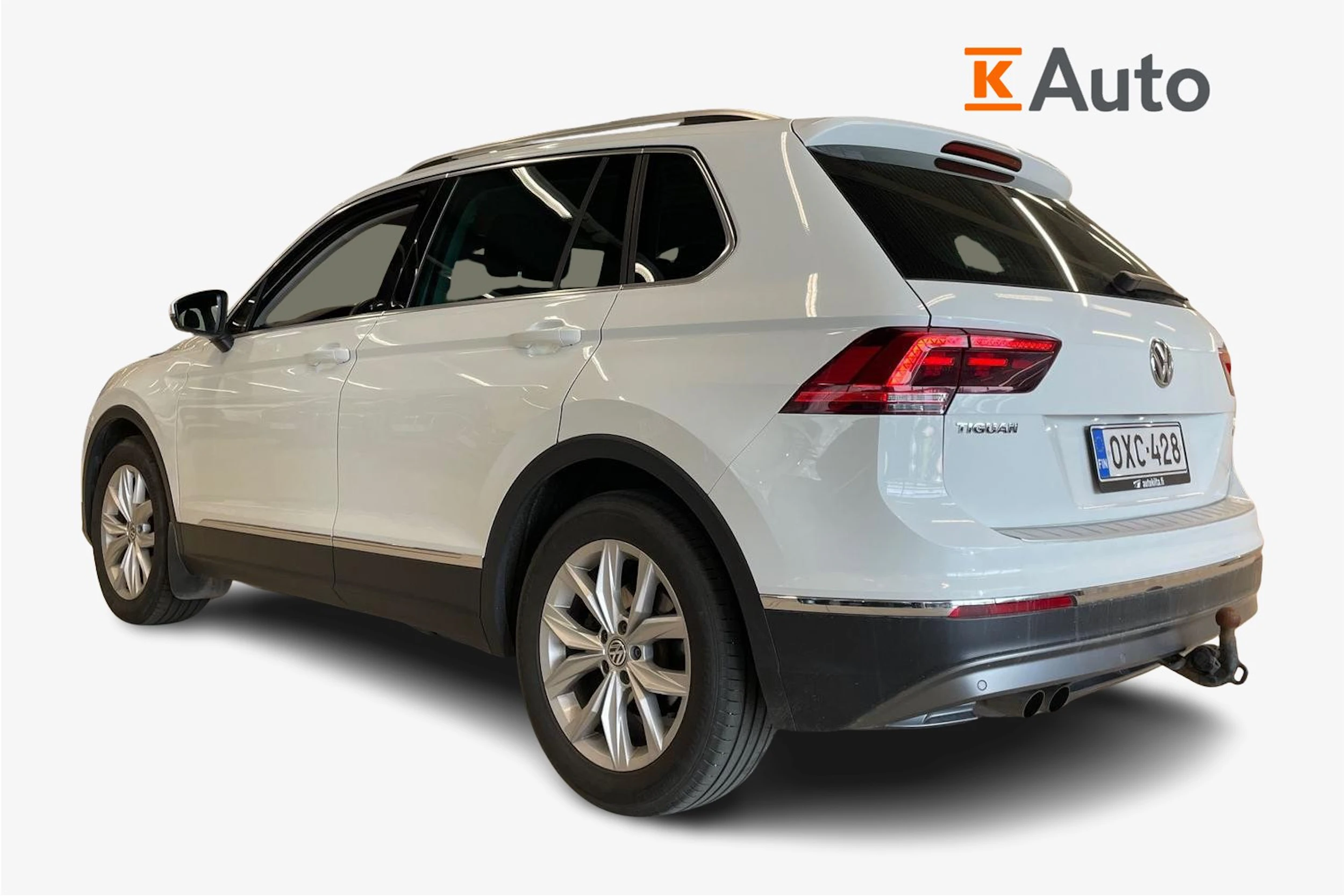 Valkoinen Volkswagen Tiguan 2018 kuva 2.