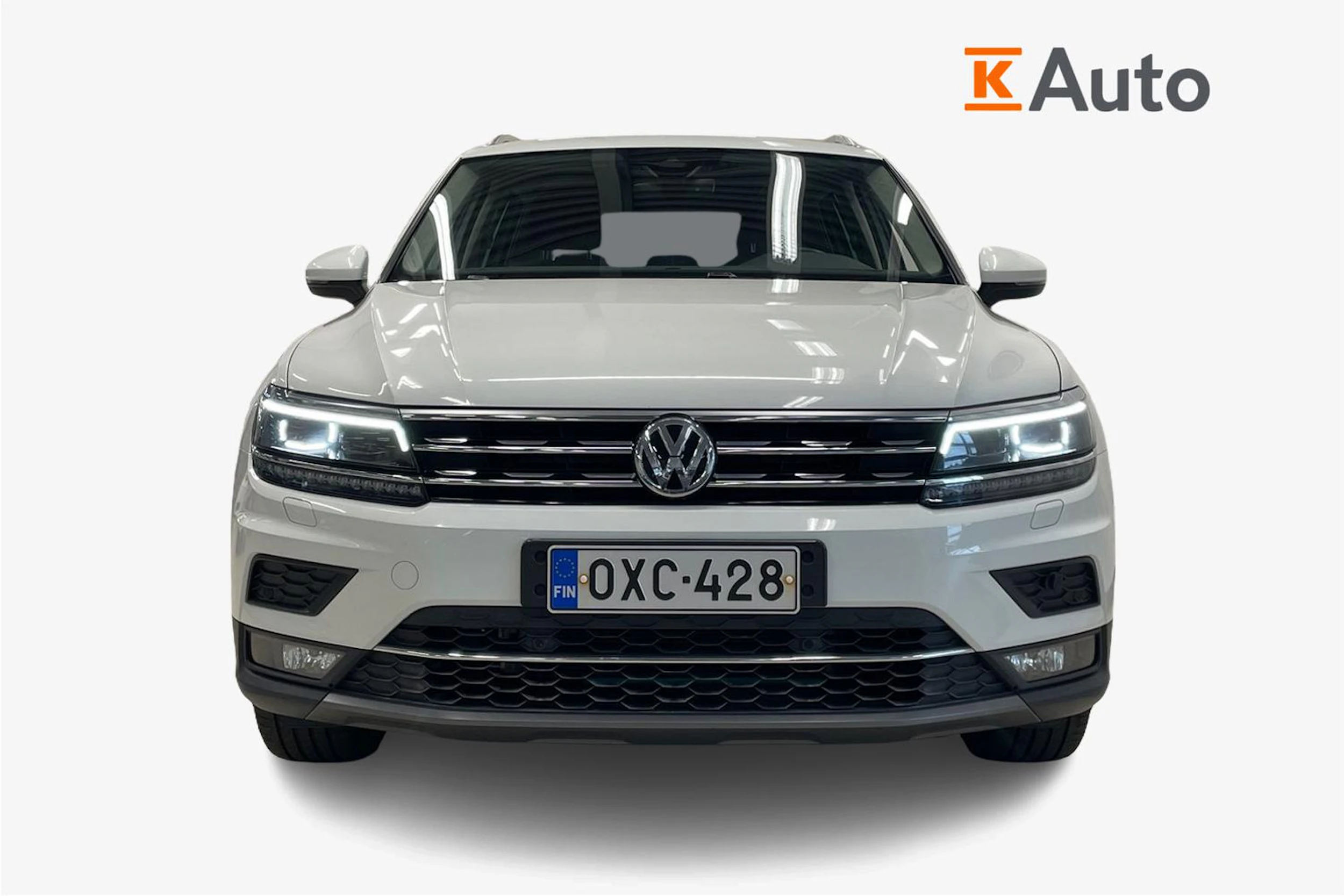 Valkoinen Volkswagen Tiguan 2018 kuva 4.