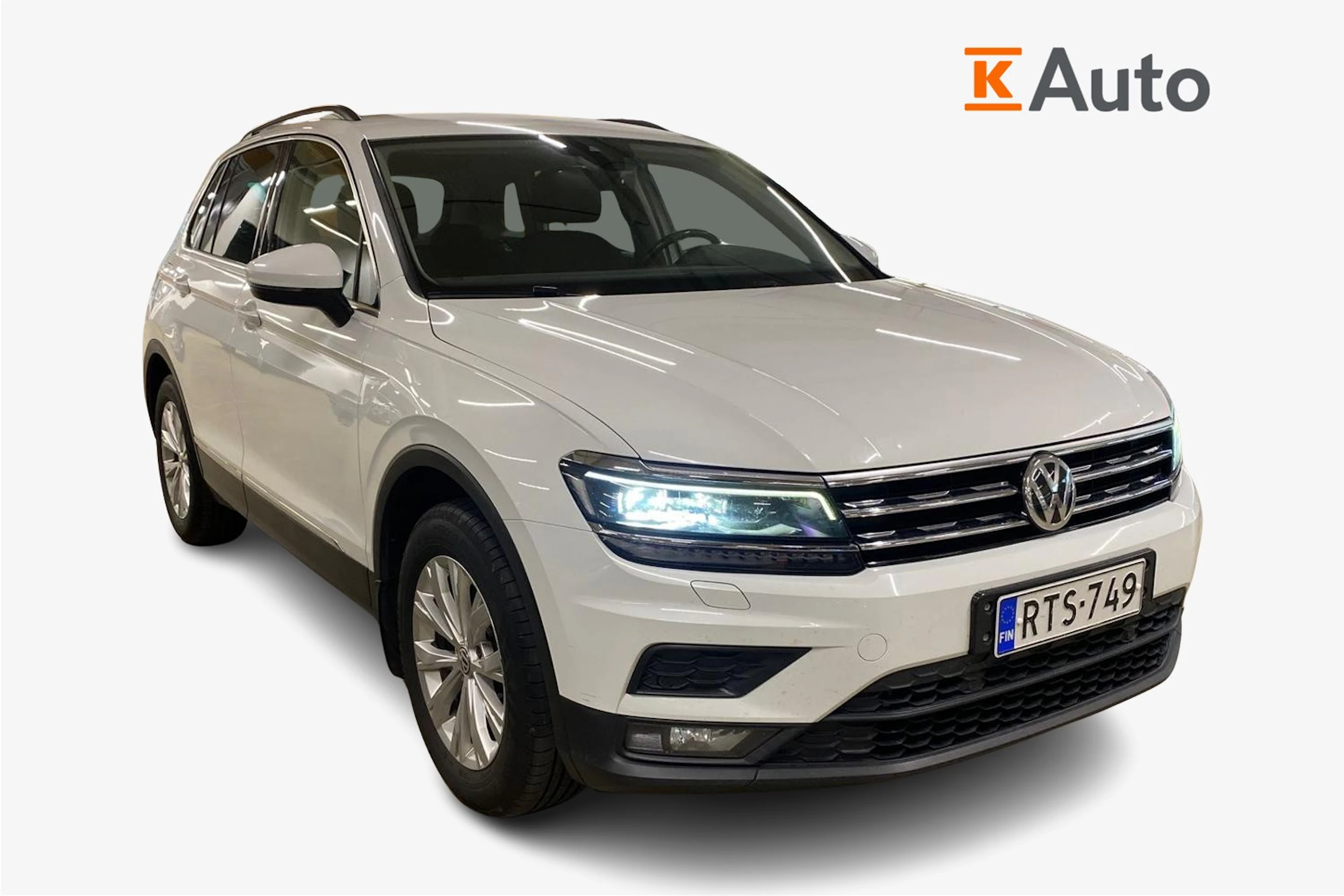 valkoinen Volkswagen Tiguan 2018 kuva 1.
