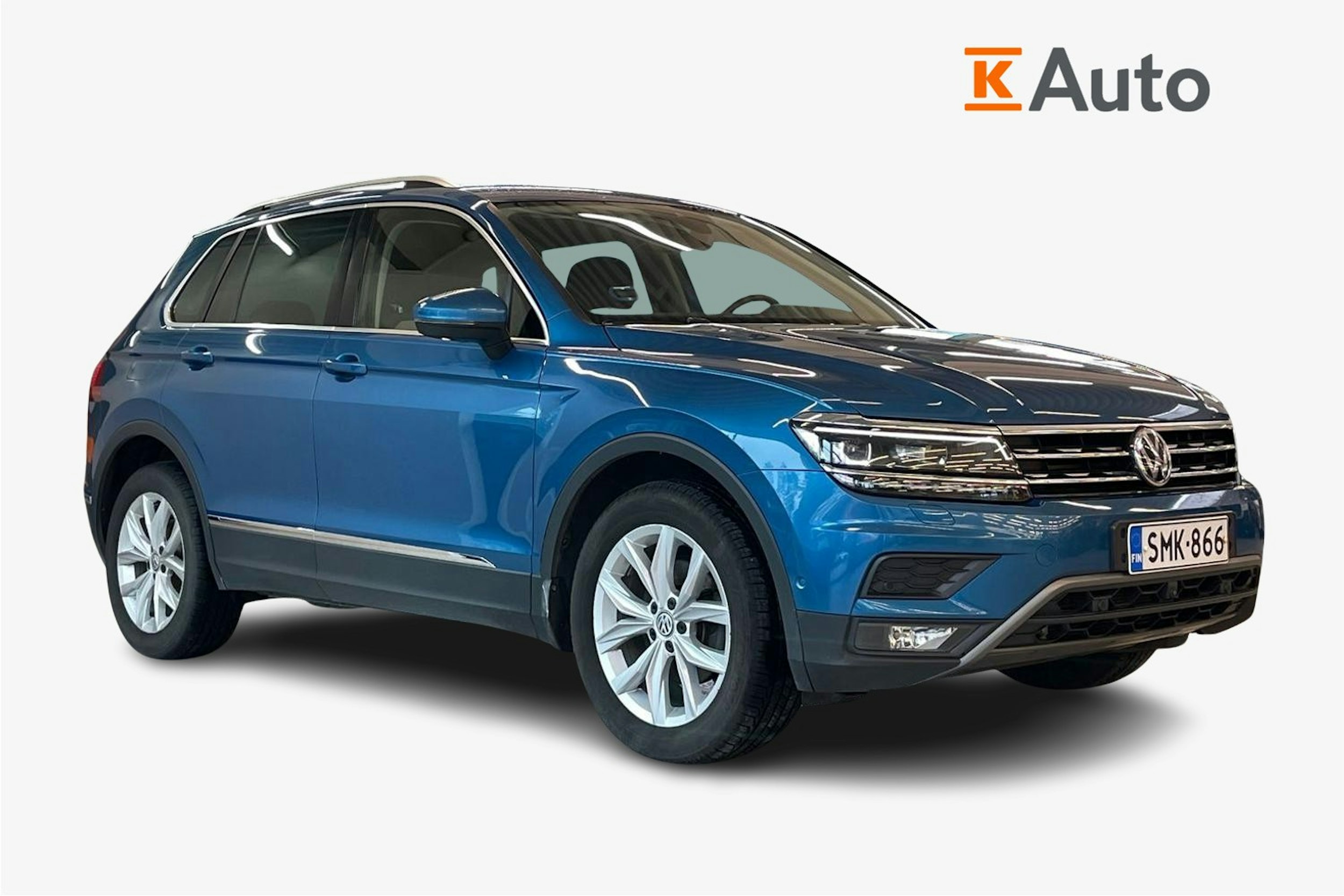 sininen Volkswagen Tiguan 2018 kuva 4.