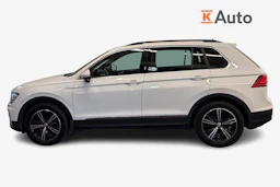Valkoinen Volkswagen Tiguan 2018 kuva 7.
