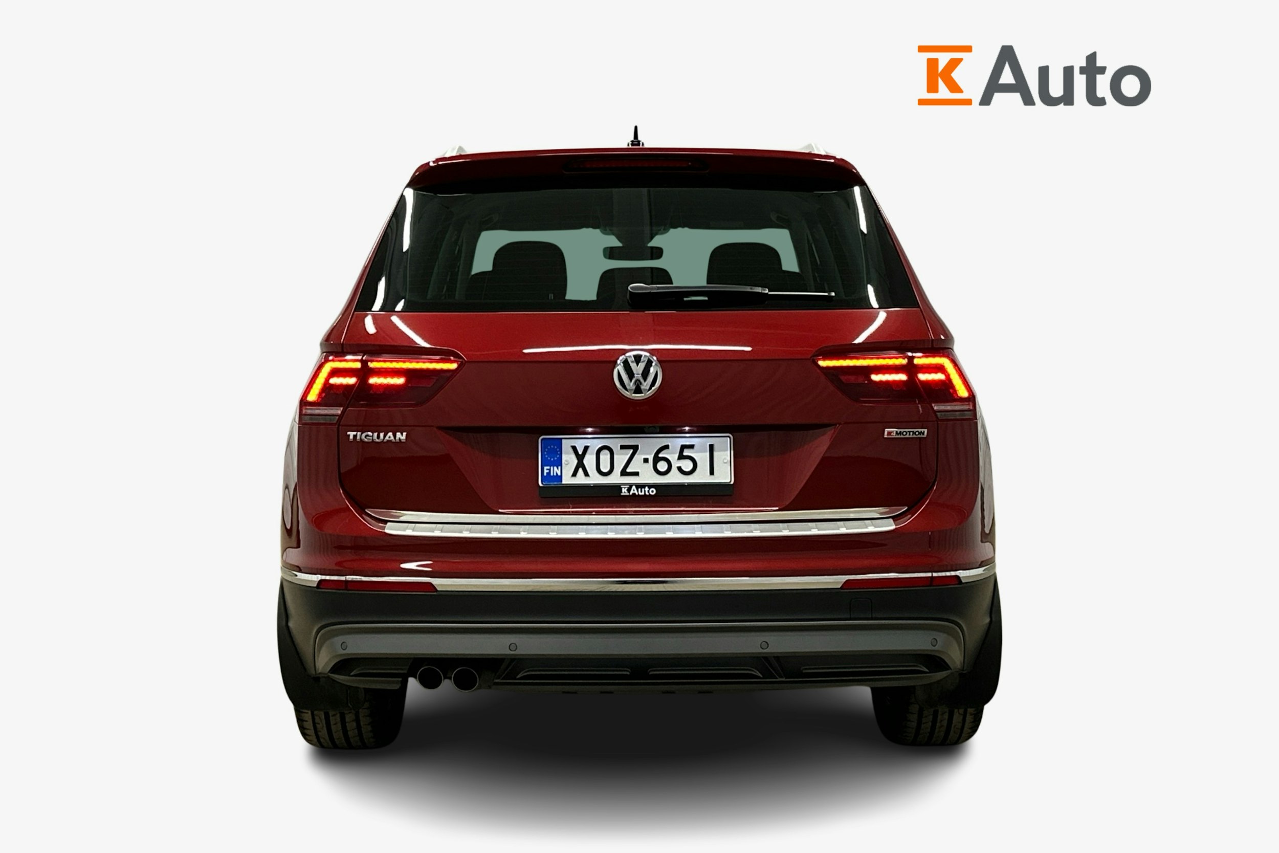 punainen Volkswagen Tiguan 2018 kuva 3.