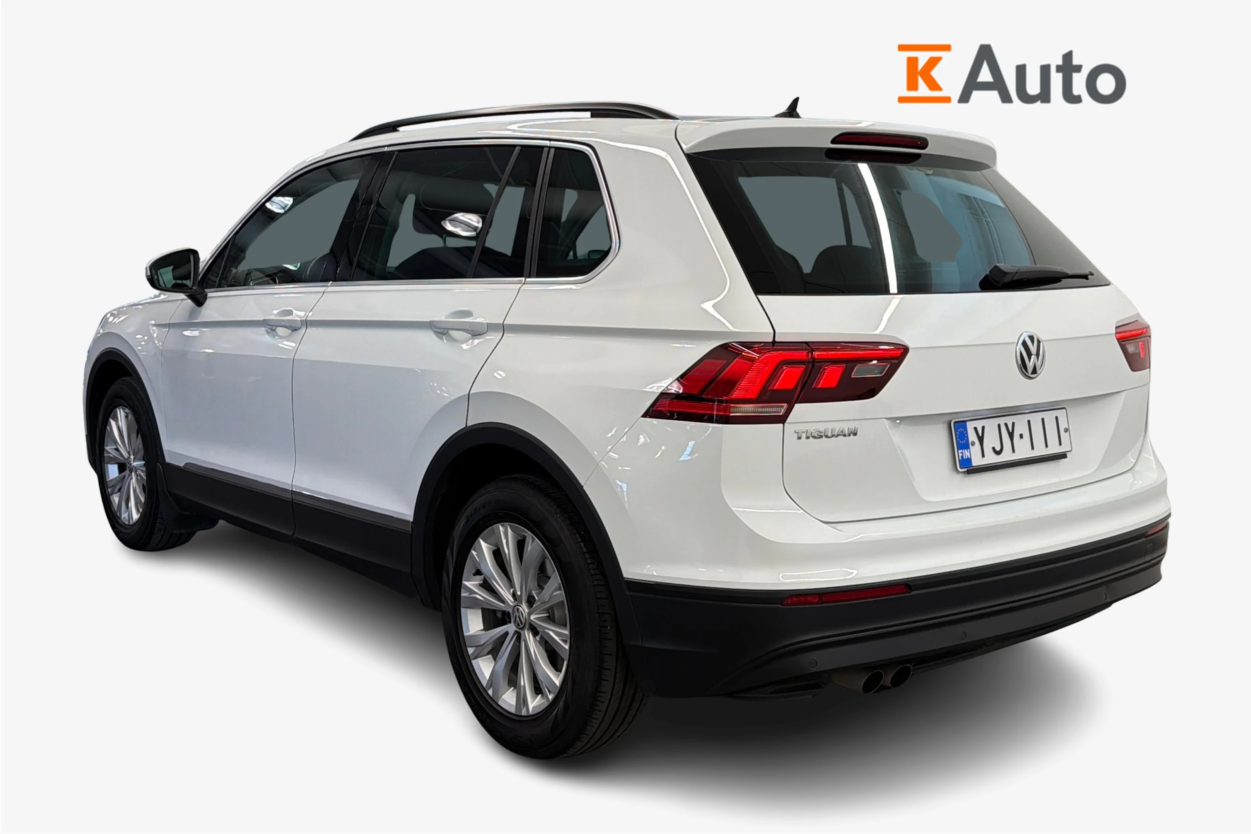 Valkoinen Volkswagen Tiguan 2018 kuva 2.