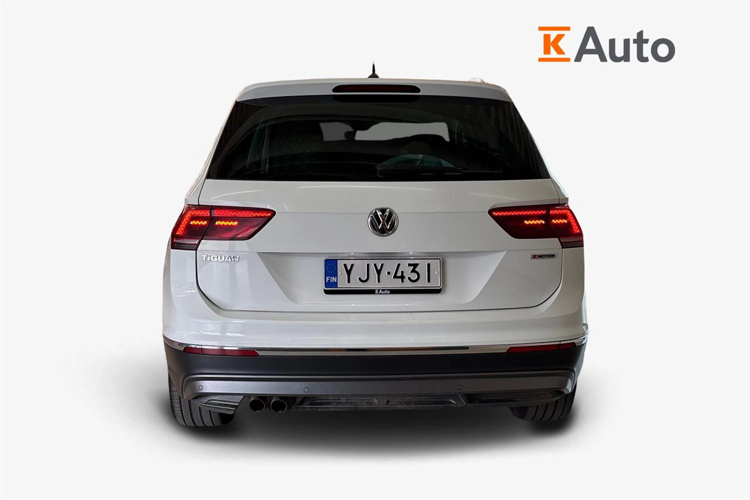 Valkoinen Volkswagen Tiguan 2018 kuva 4.