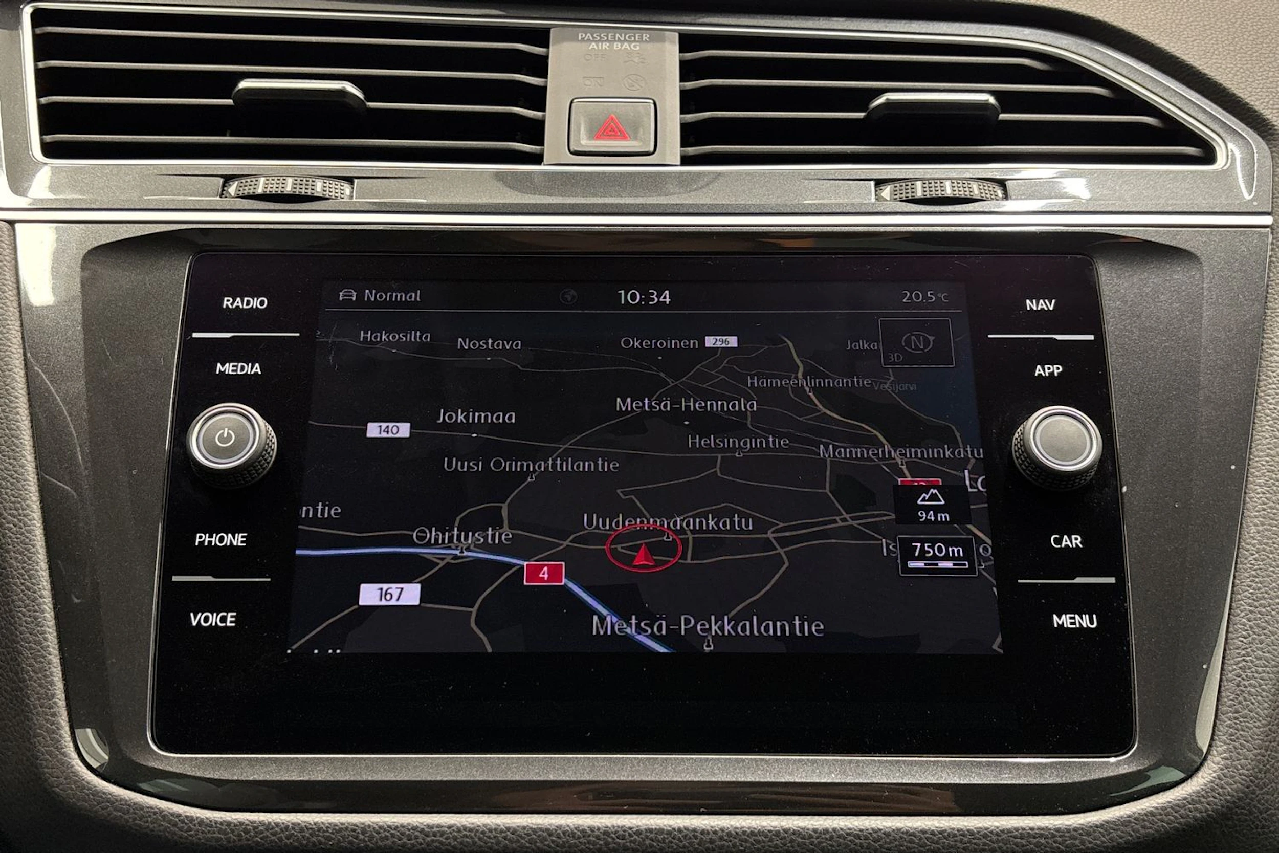 met. harmaa Volkswagen Tiguan 2018 kuva 22.