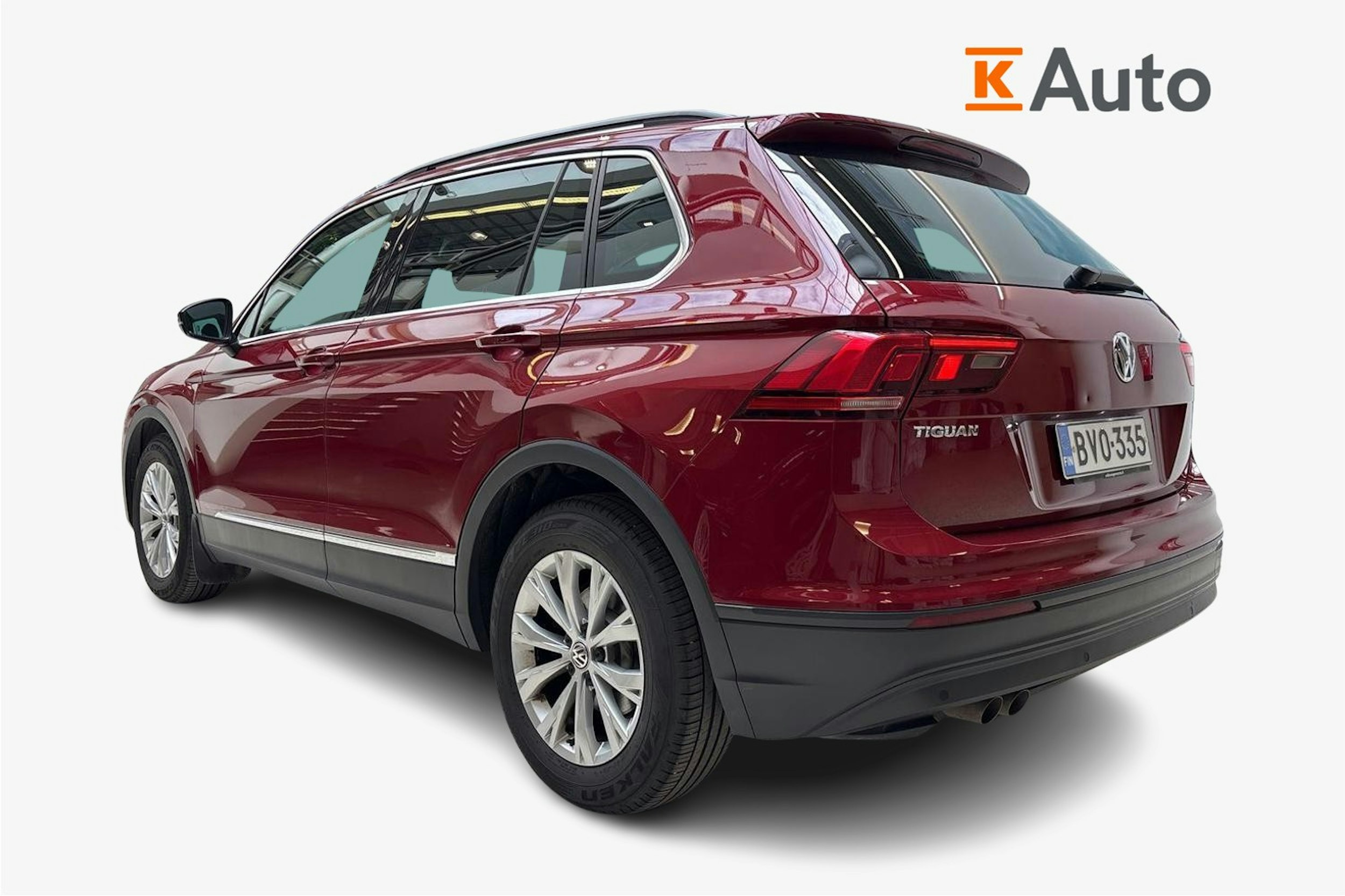 punainen Volkswagen Tiguan 2019 kuva 2.