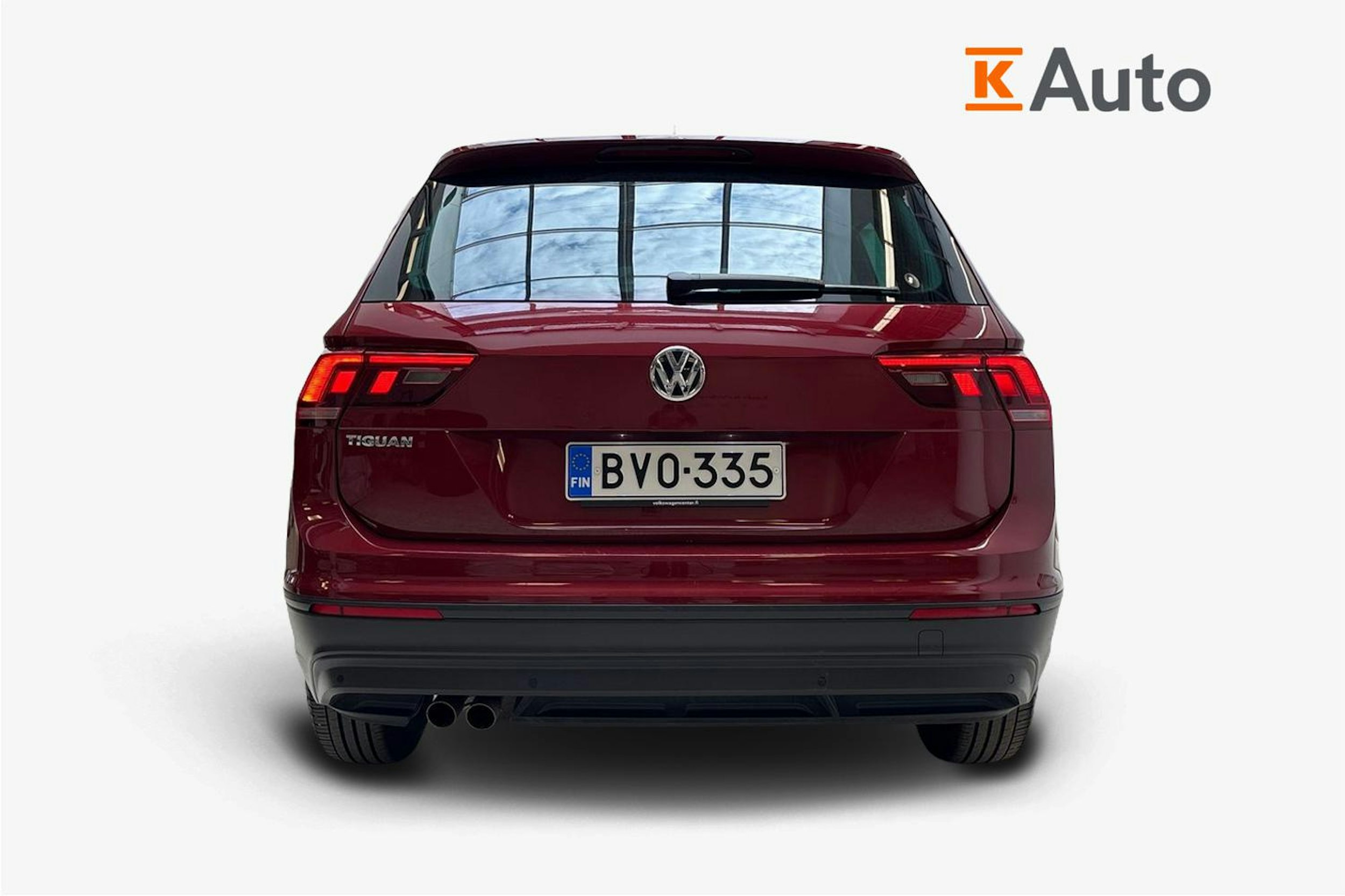 punainen Volkswagen Tiguan 2019 kuva 3.