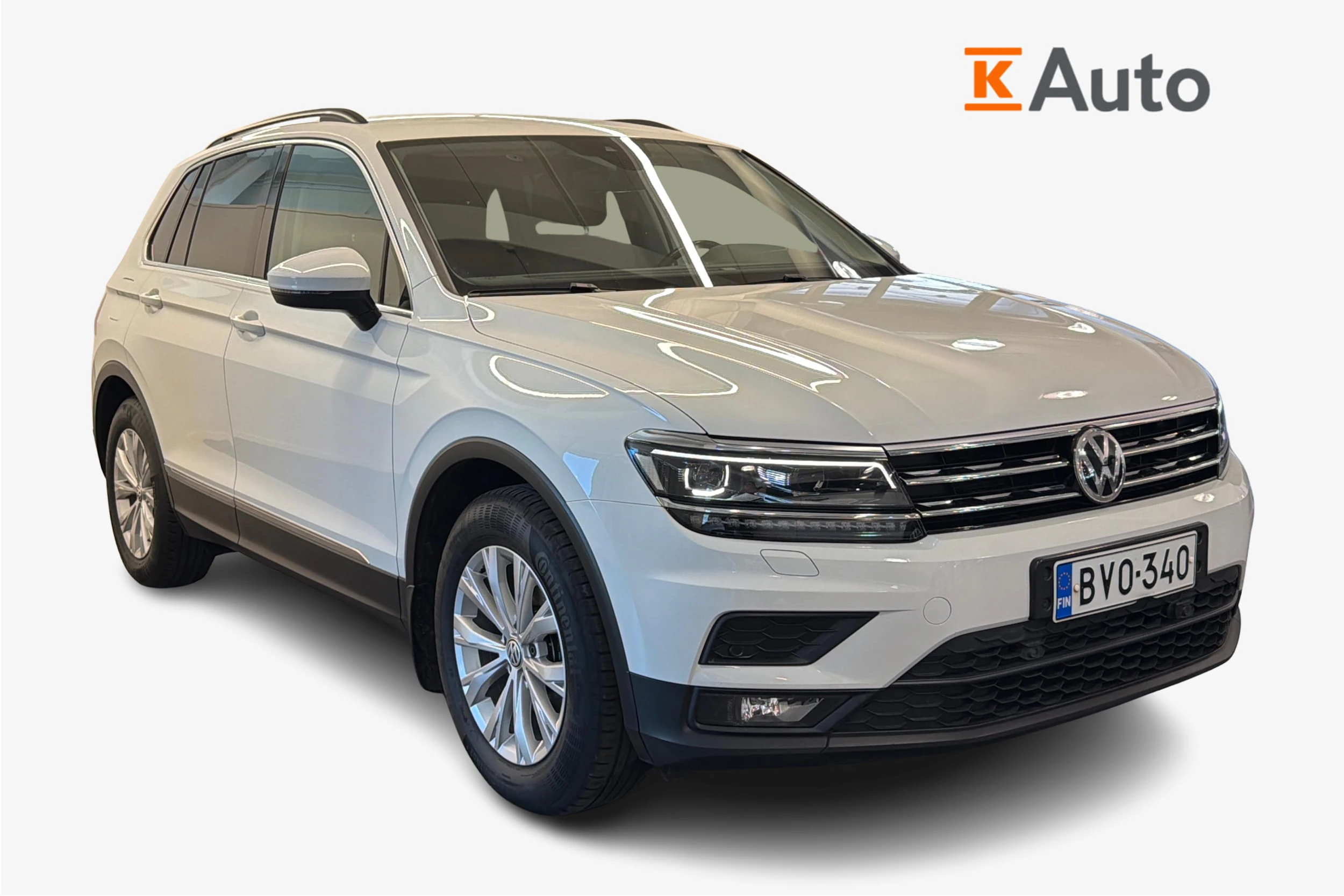 Valkoinen Volkswagen Tiguan 2019 kuva 1.